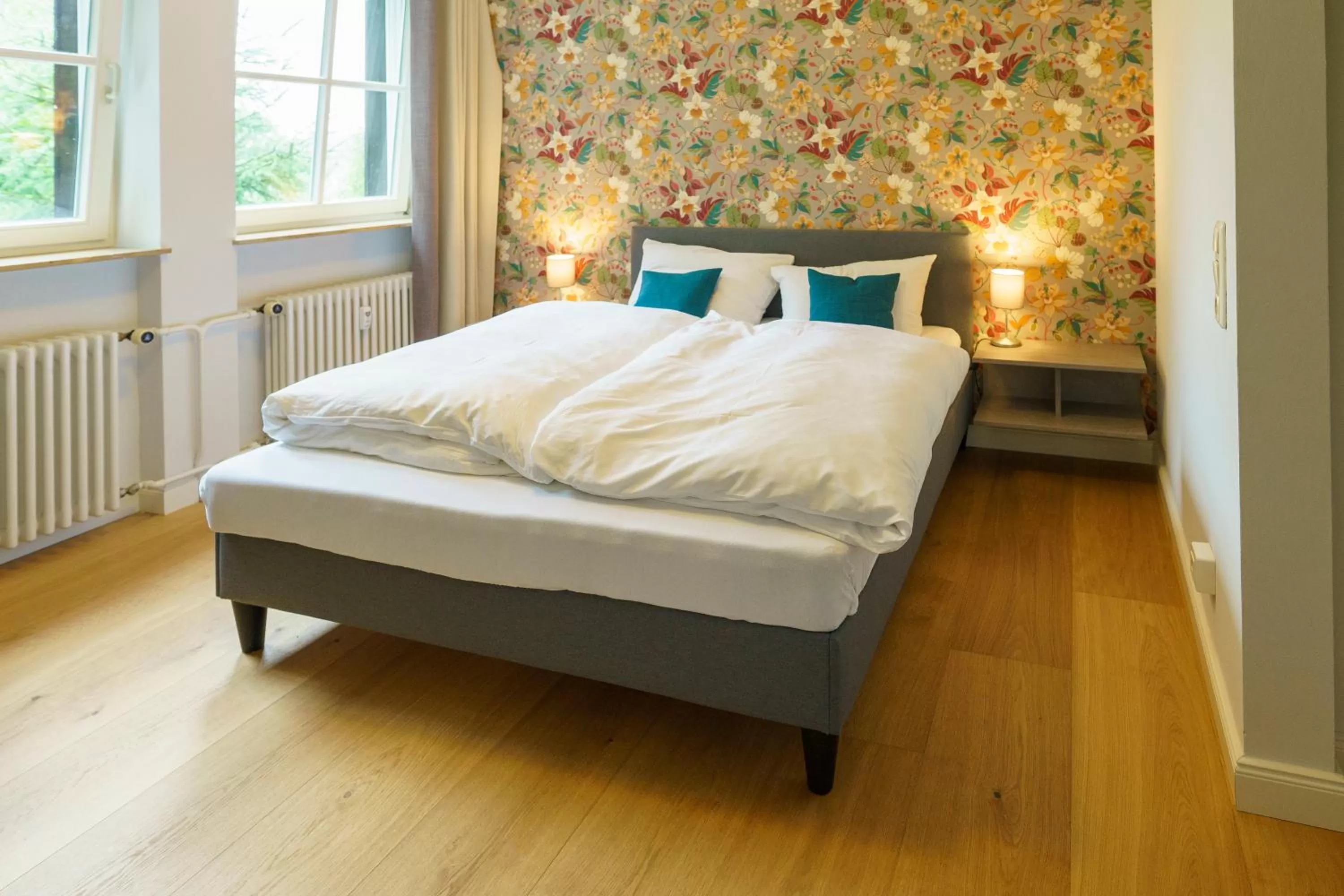 Bed in Gästehaus Sonnenhof