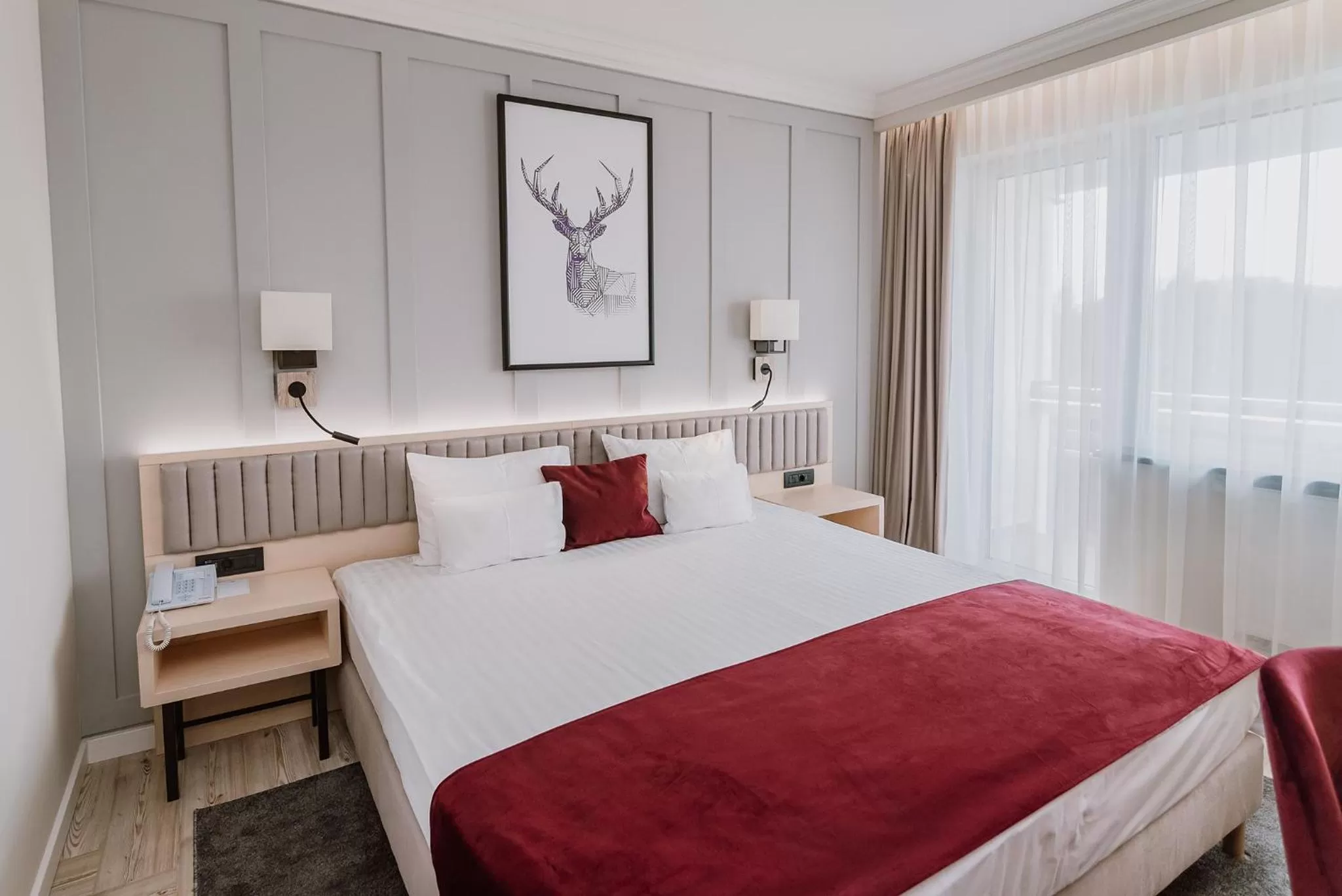 Property building, Bed in Ensana Sovata