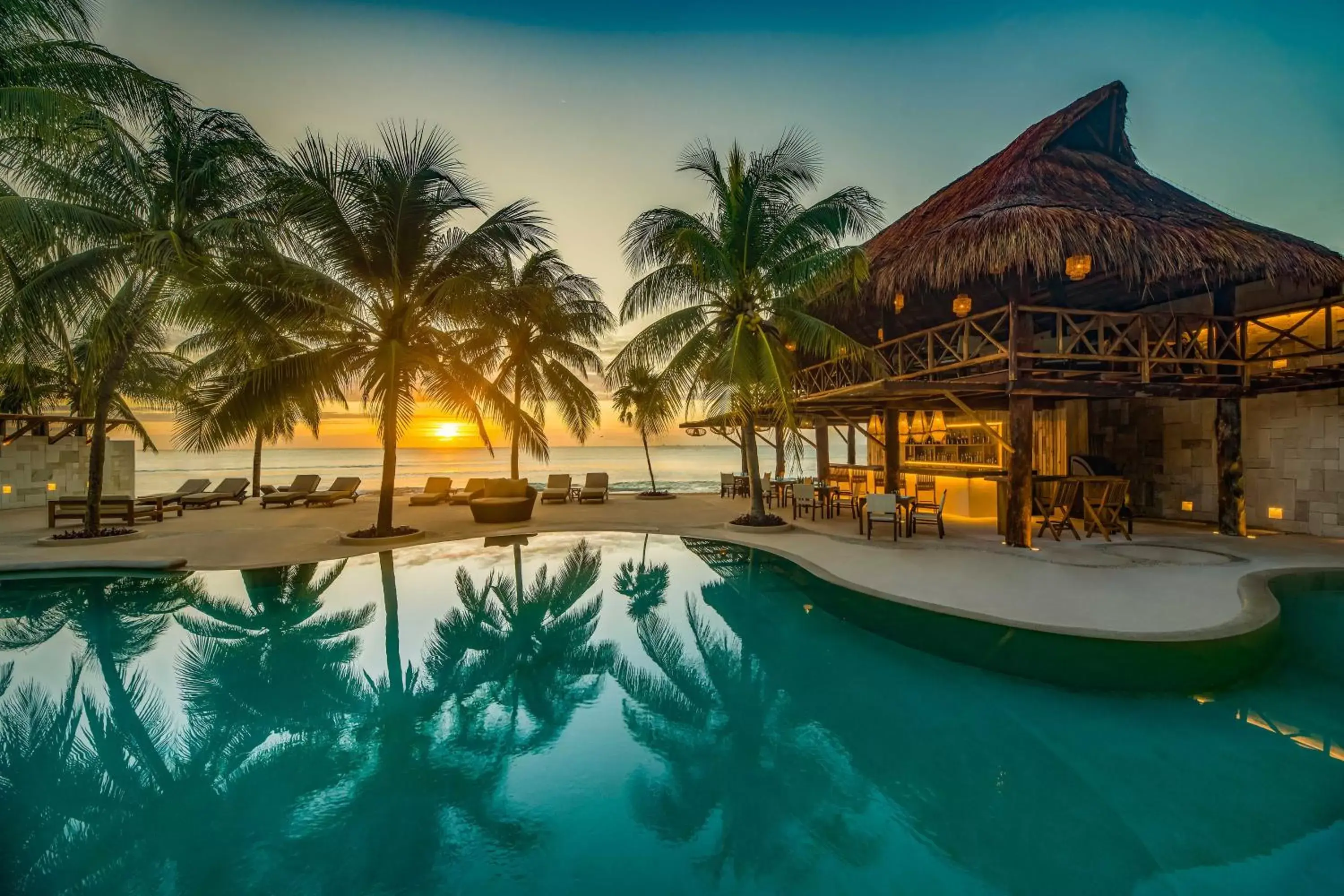 Property building, Swimming Pool in Viceroy Riviera Maya, a Luxury Villa Resort