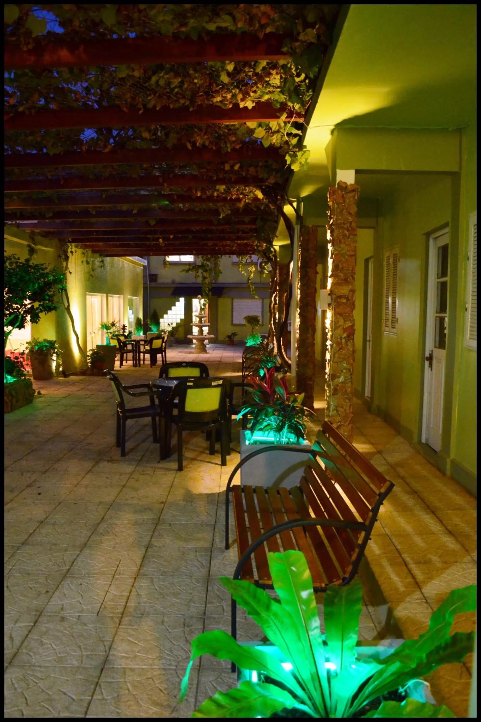 Patio in Hotel Internacional