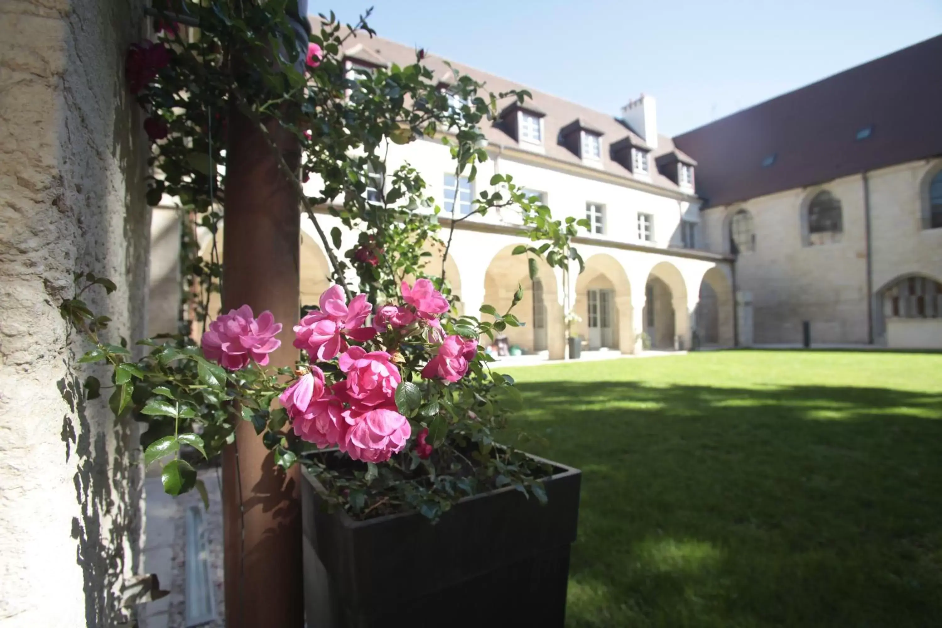 Garden, Property Building in Odalys City Dijon Les Cordeliers