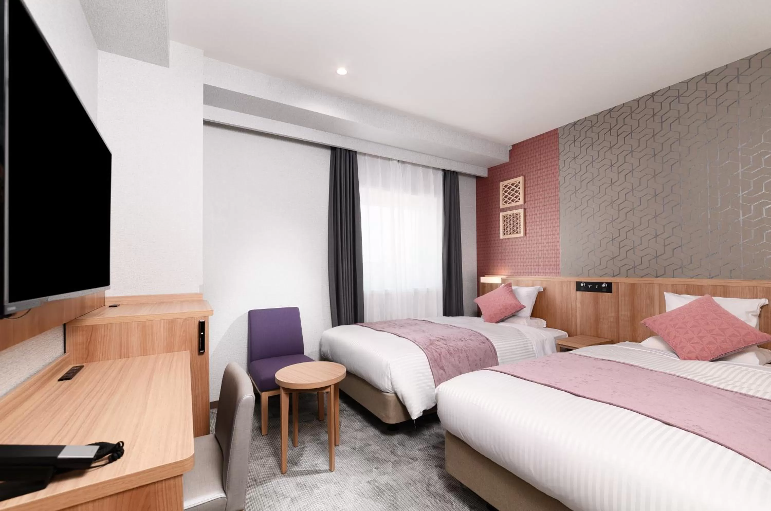 Photo of the whole room, Bed in ART HOTEL Aomori