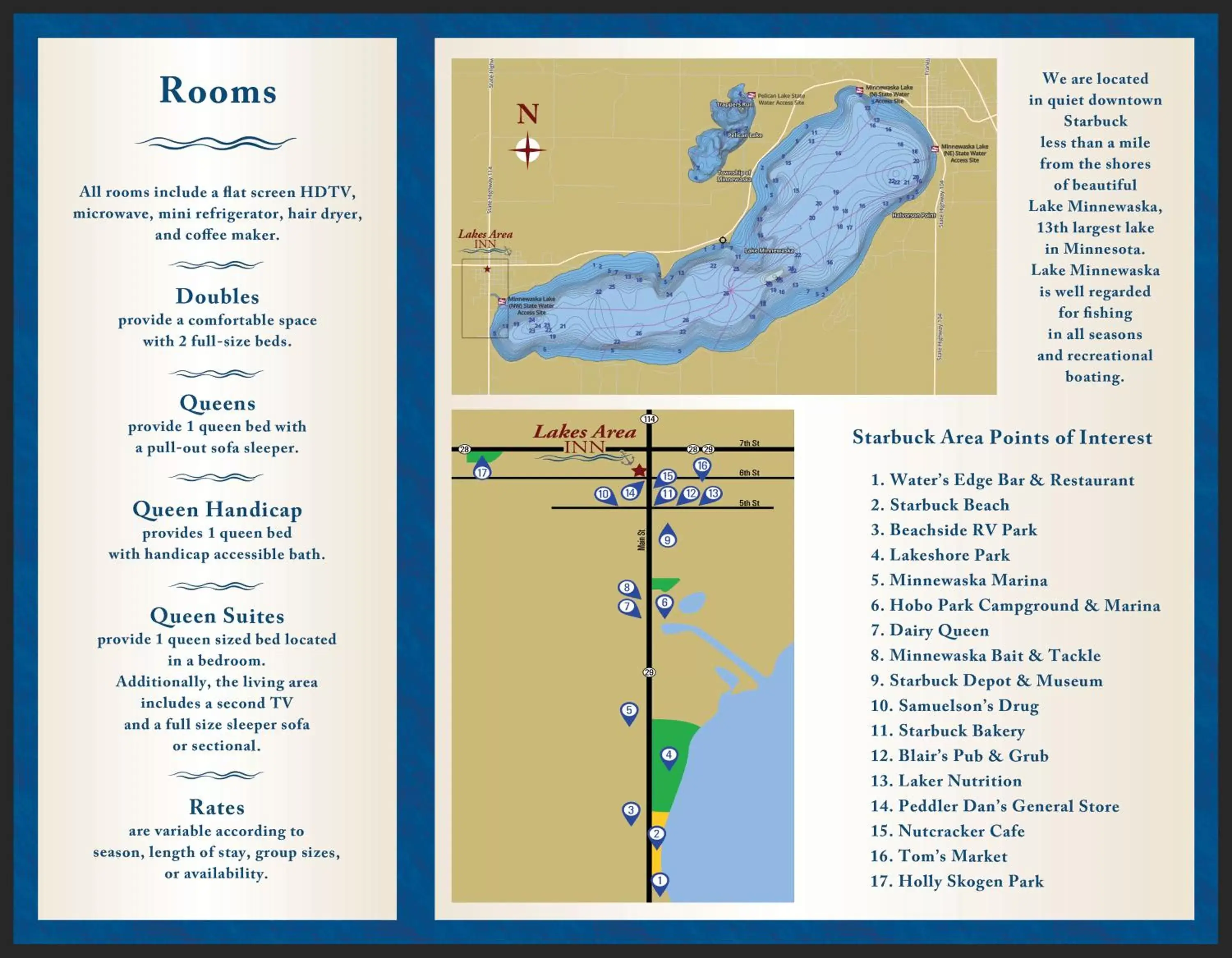 Floor Plan in Lakes Area Inn