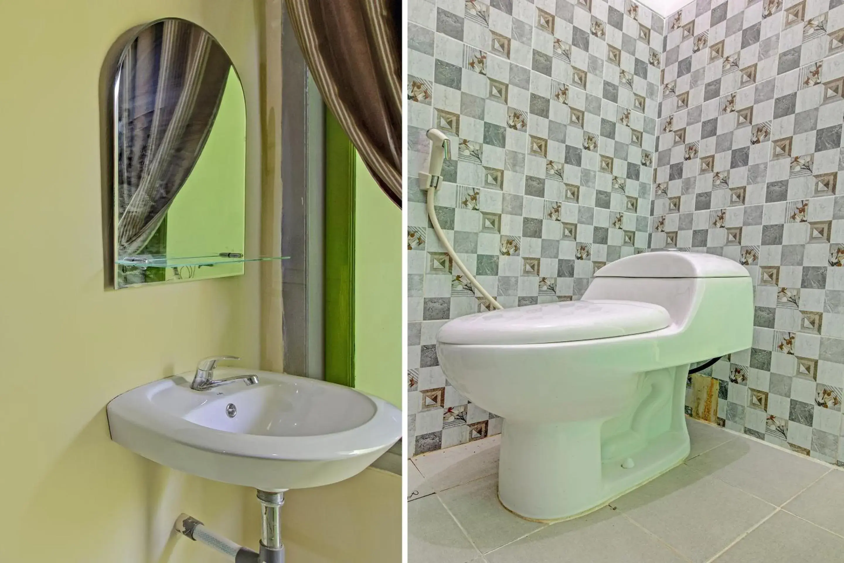Bathroom in OYO 3774 Orchid 37 Syariah Guest House