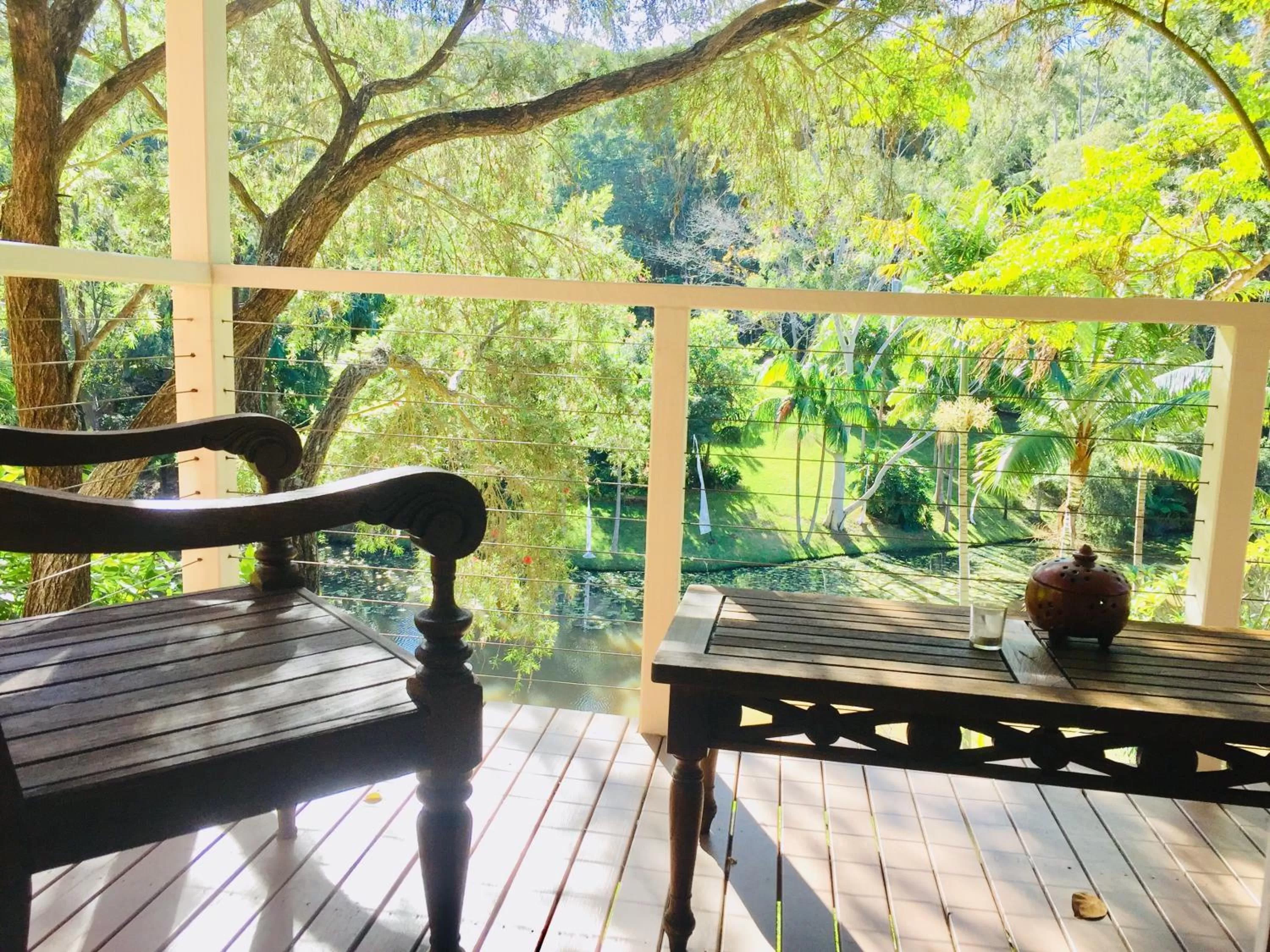 Balcony/Terrace in Sensom at Sapphire - Adults only B&B