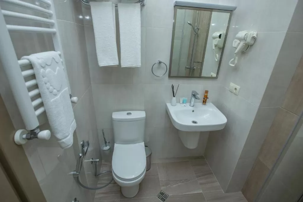 Bathroom in History Hotel Tbilisi