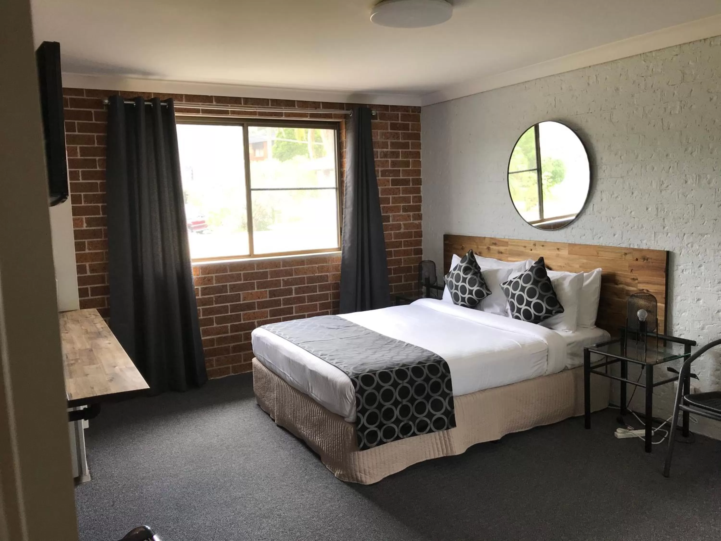 Bed in Coffs Shearwater Motel