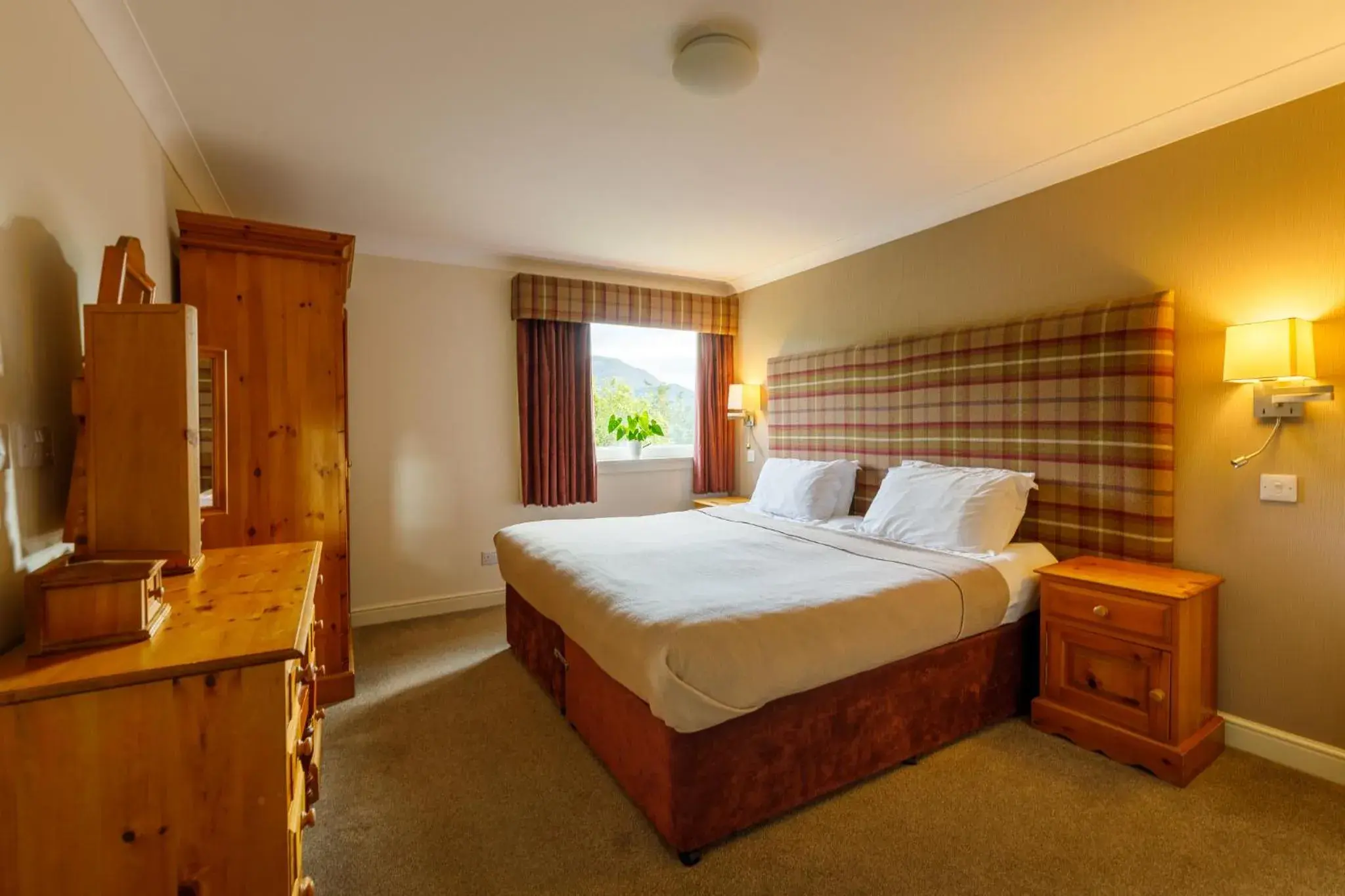 Bed in Loch Rannoch Highland Club