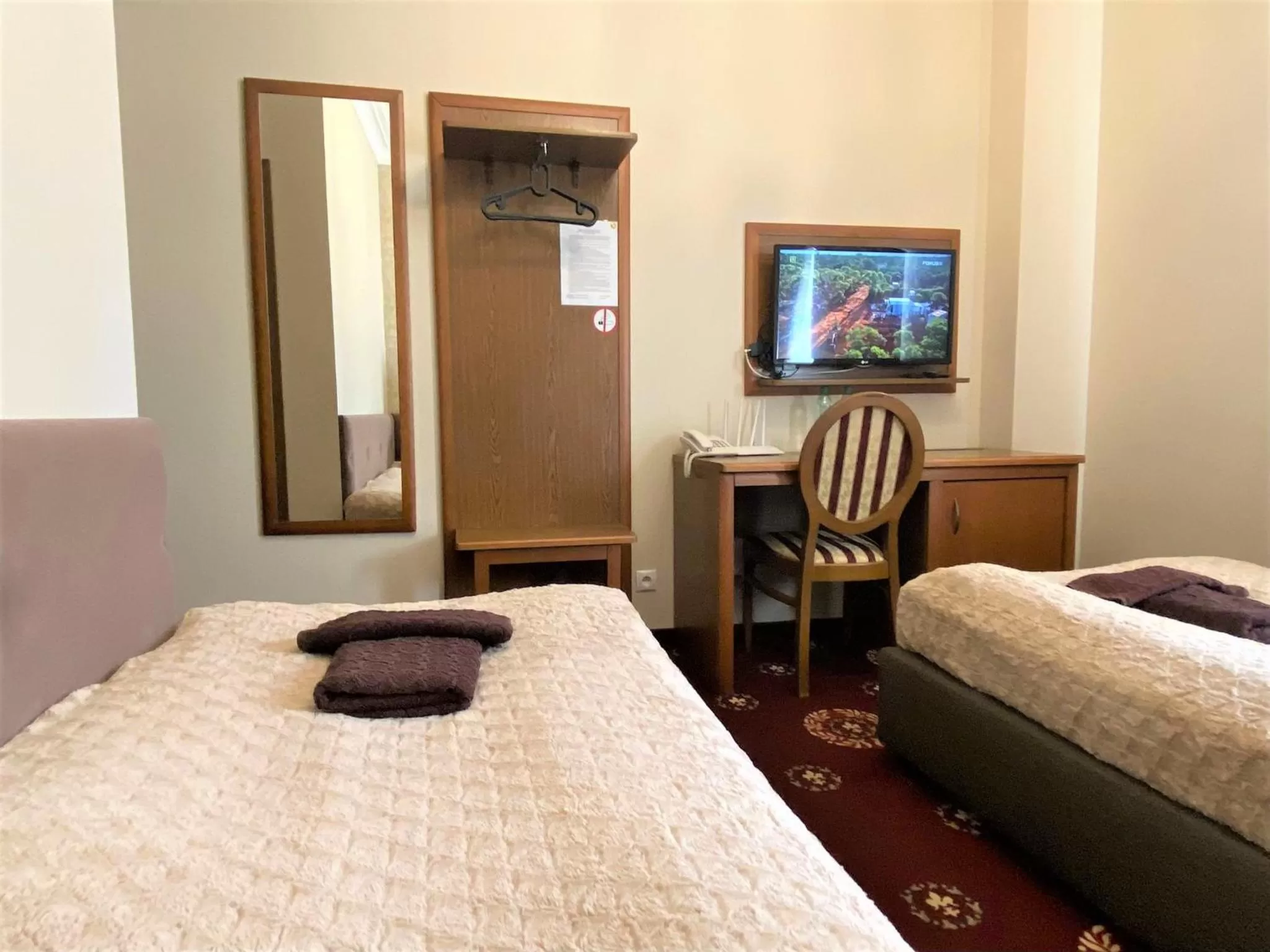 Bed in Hotel President