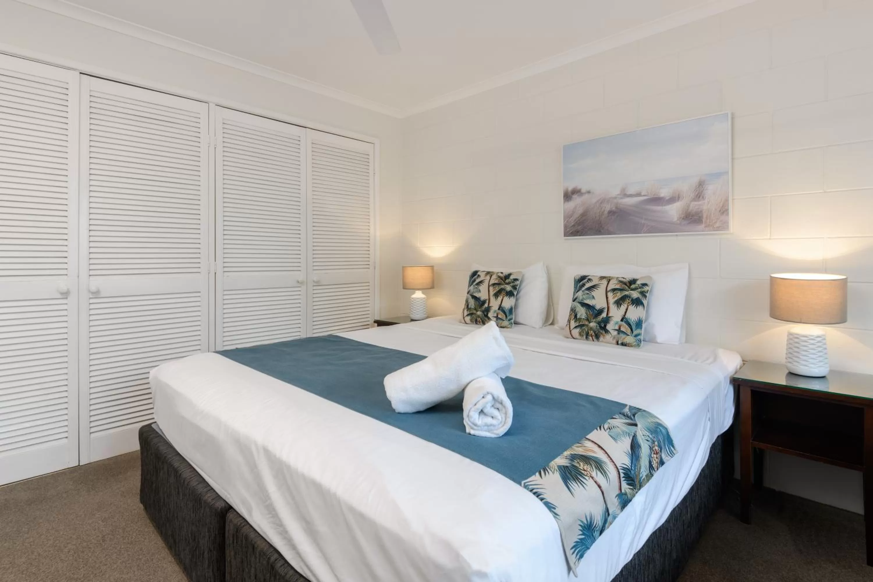 Bed in Lychee Tree Holiday Apartments