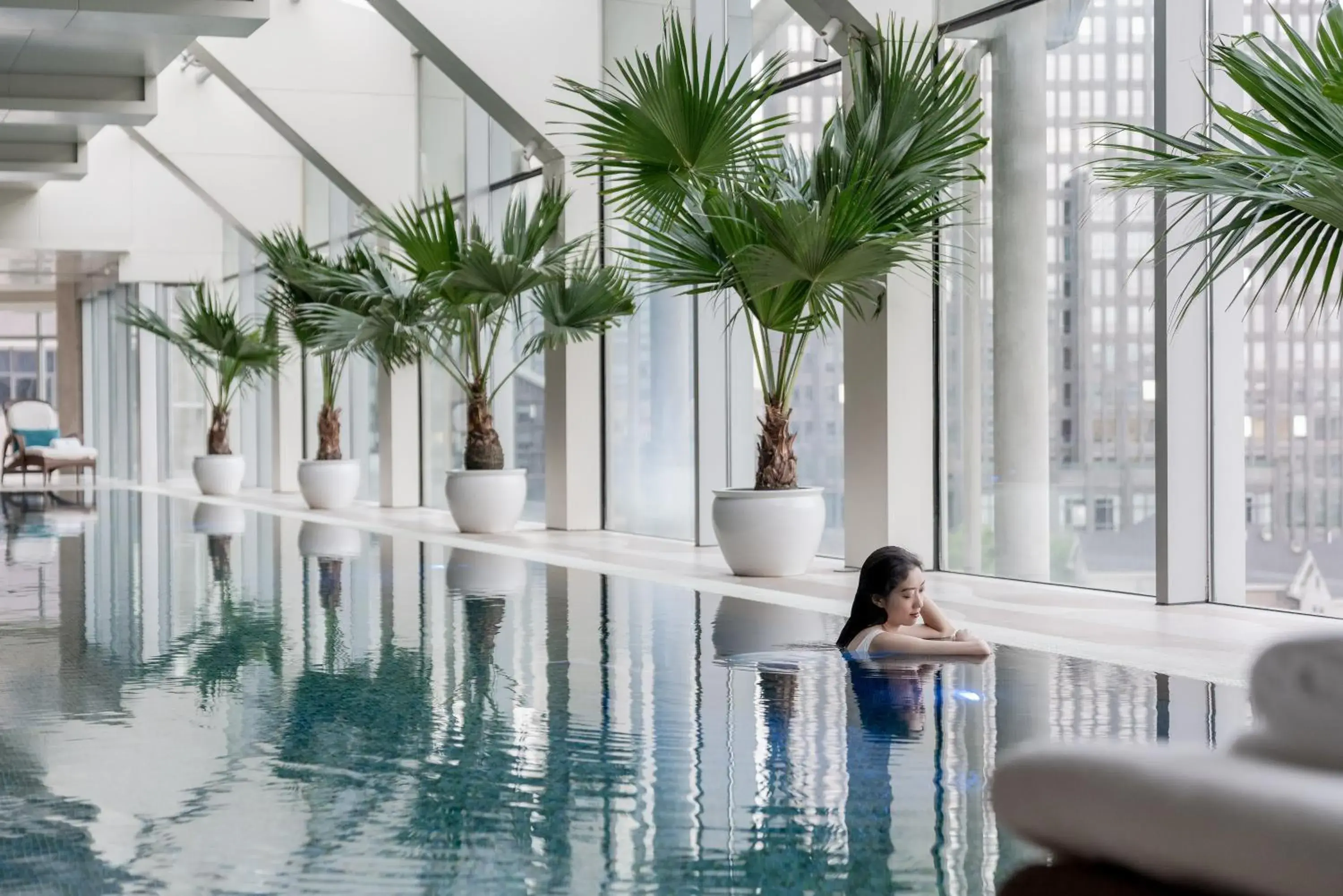 Swimming Pool in Four Seasons Hotel Beijing