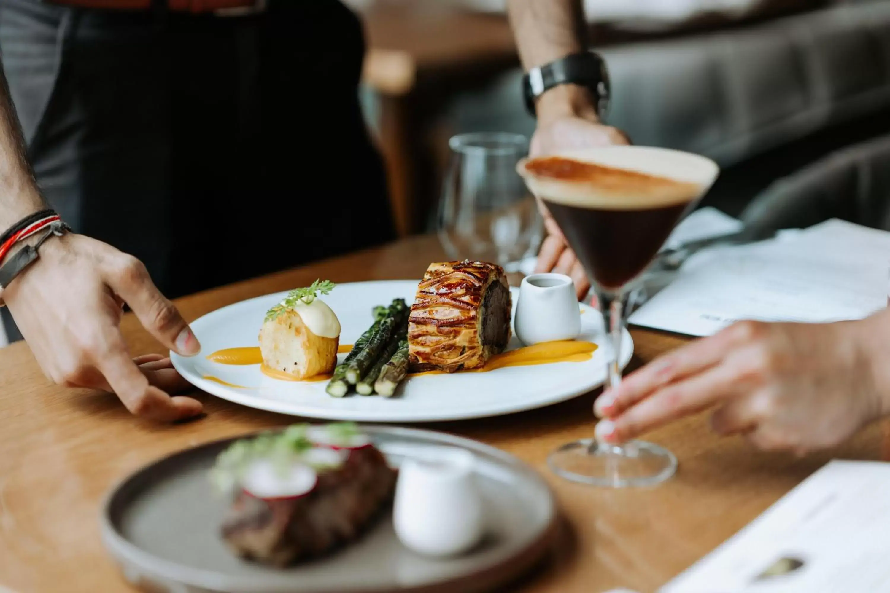 Food close-up in Copthorne Hotel Wellington, Oriental Bay Food close-up in Copthorne Hotel Wellington, Oriental Bay