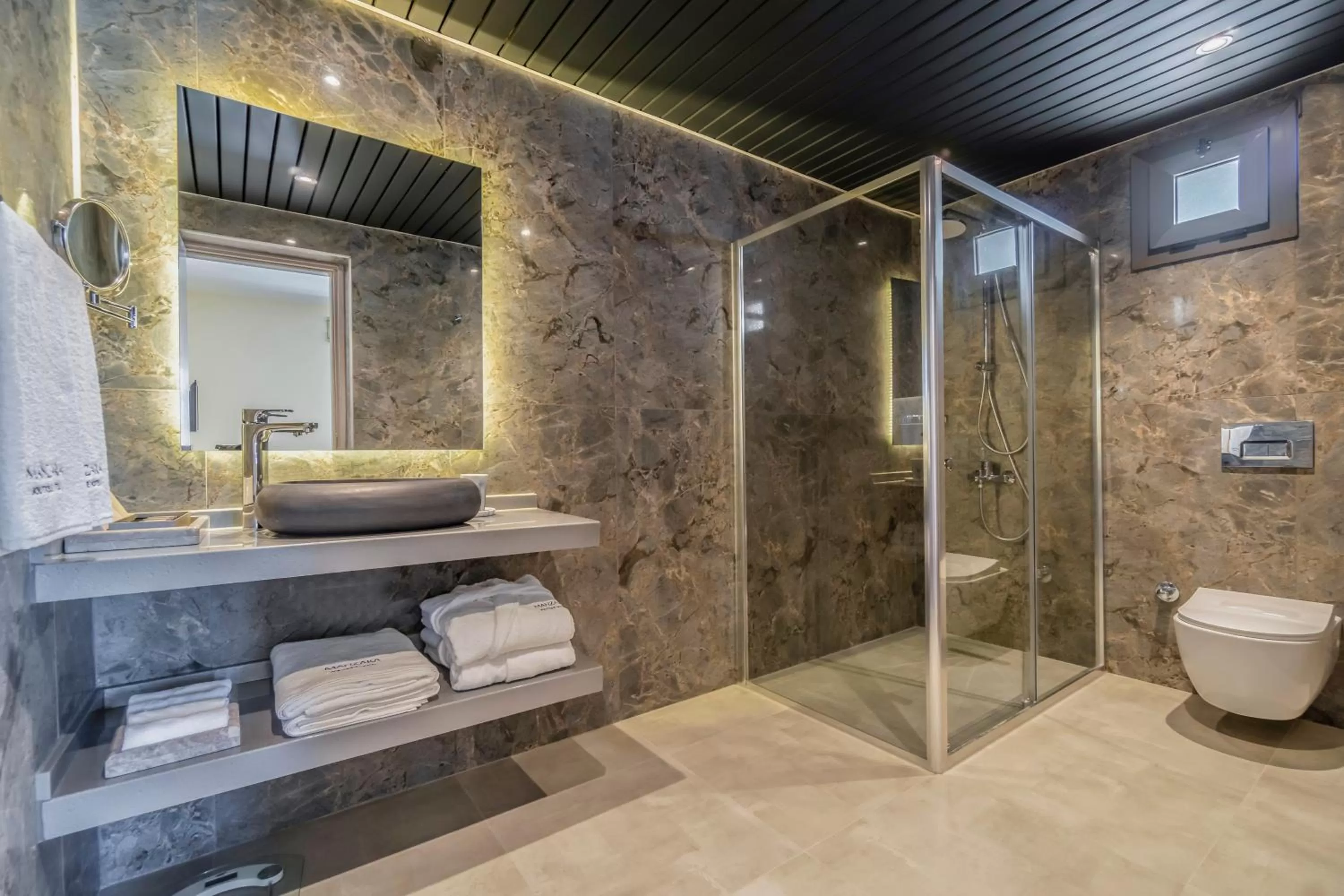 Bathroom in Manzara Boutique Hotel - Adults Only