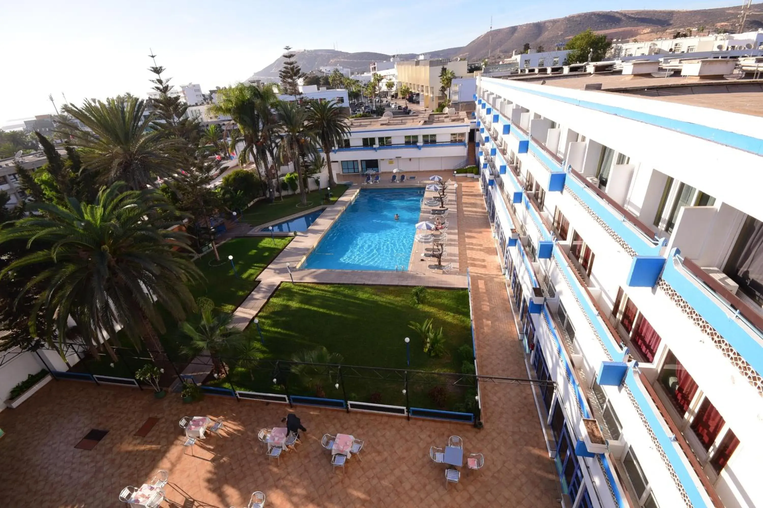 Pool View in Sud Bahia Agadir "Bahia City Hotel"