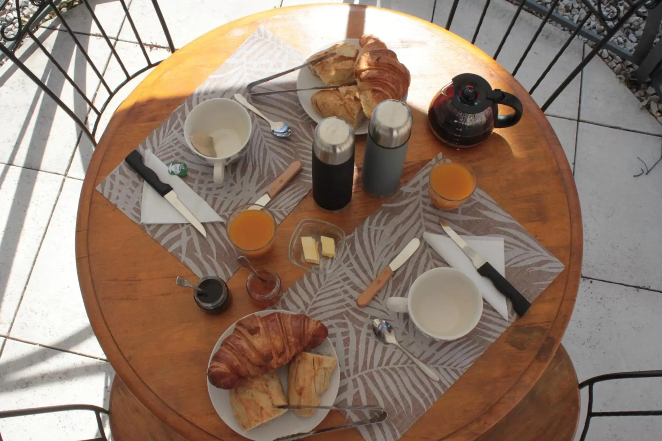 Breakfast in Chambre d'hôtes Des couleurs et des Mots