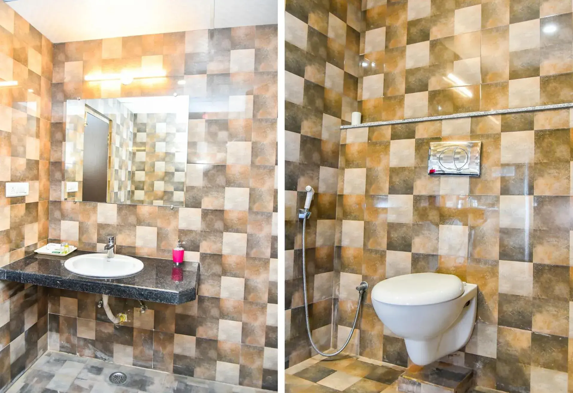 Bathroom in Hotel Laxmi Niwas - A Heritage Retreat Bathroom in Hotel Laxmi Niwas - A Heritage Retreat