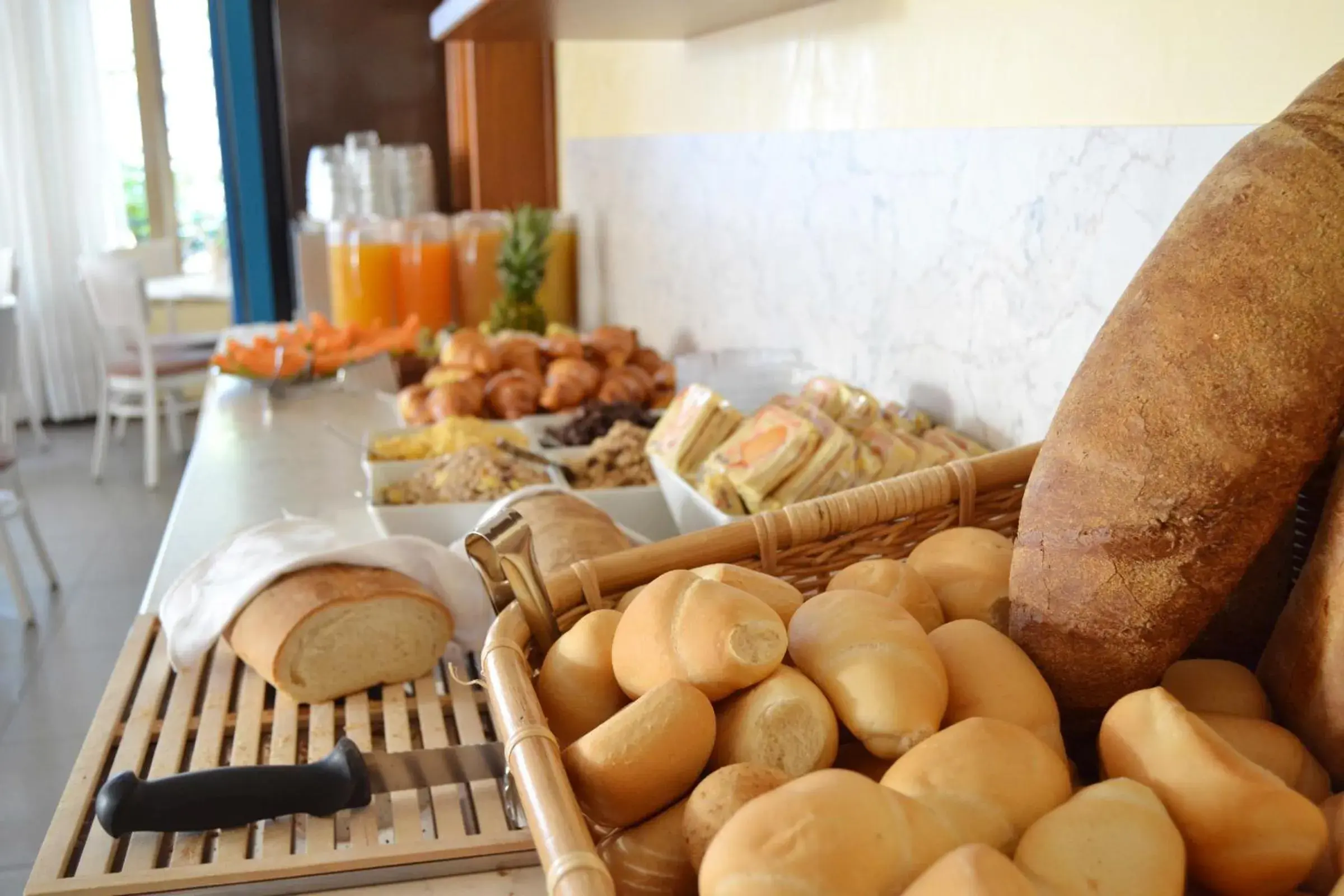 Buffet breakfast, Breakfast in Hotel Midi