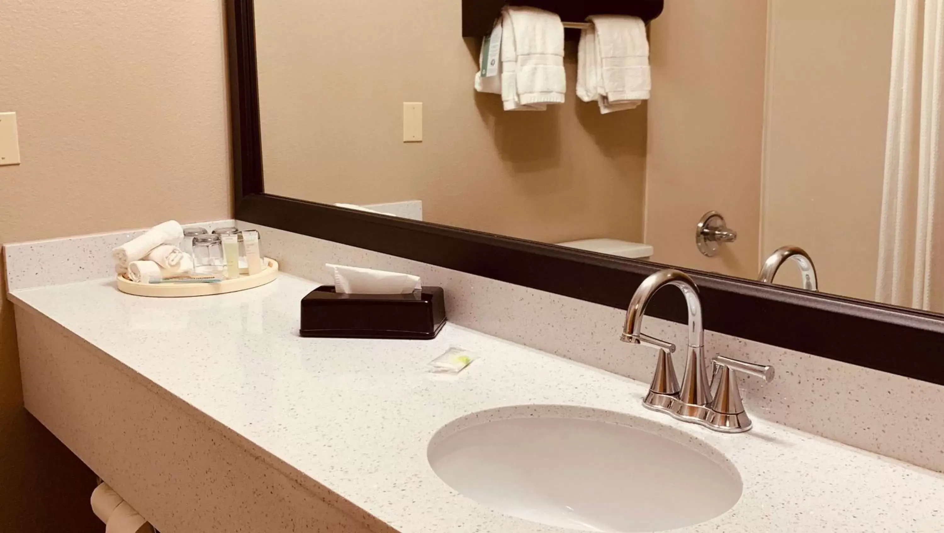 Photo of the whole room, Bathroom in SureStay Plus Hotel by Best Western Plano