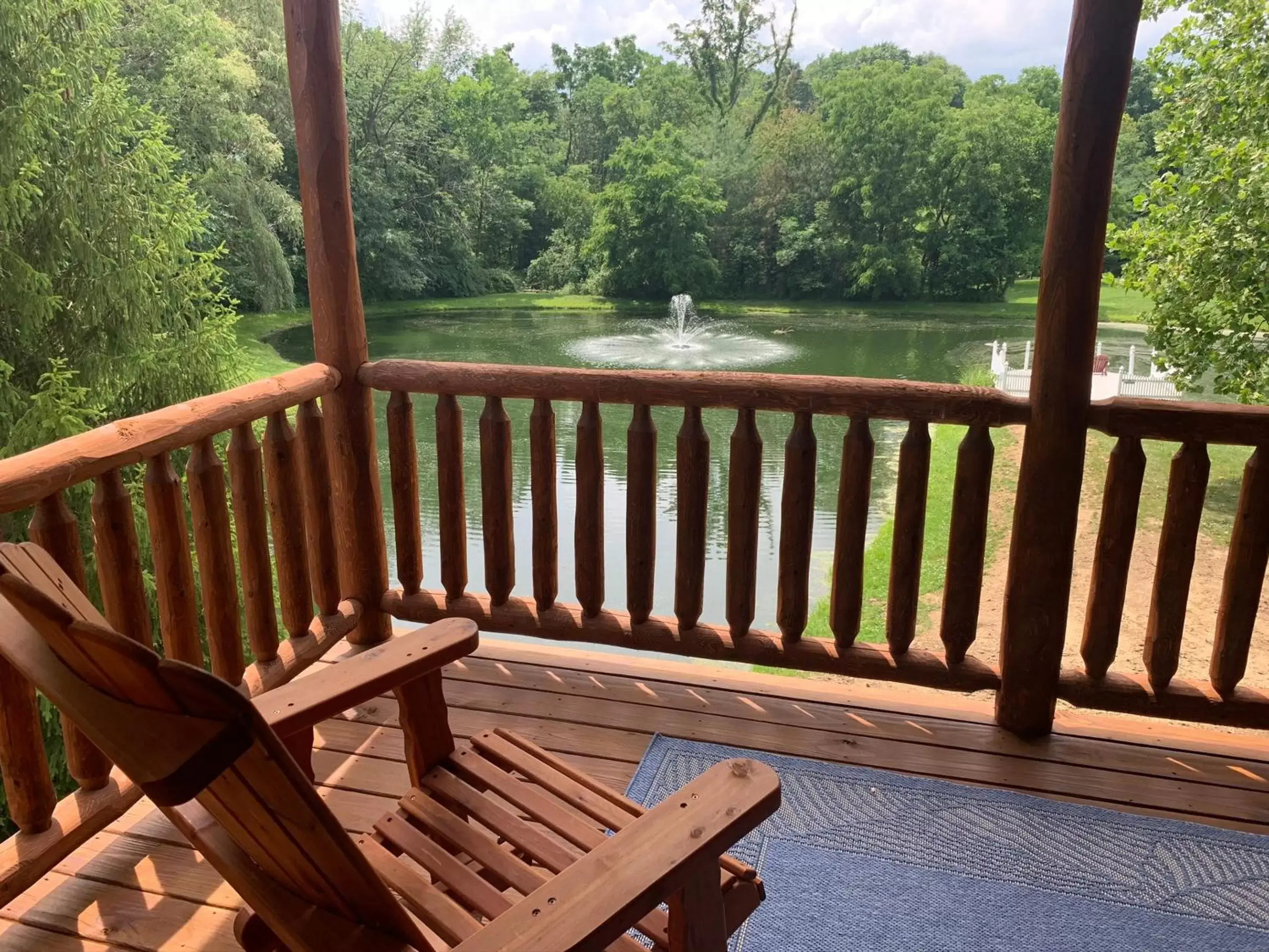 Balcony/Terrace in Waterview Lodge by Amish Country Lodging