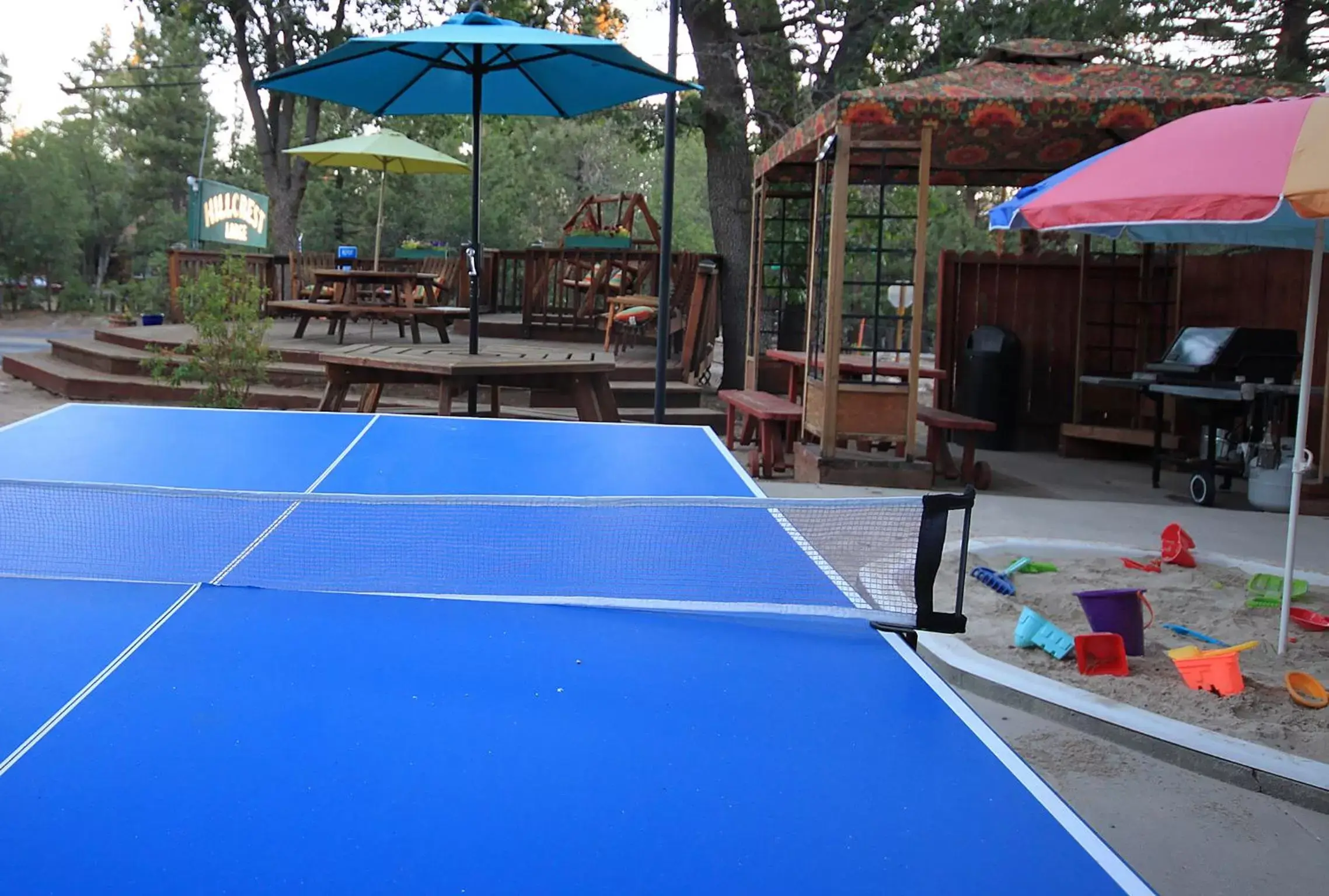 Area and facilities, Table Tennis in Hillcrest Suites & Cabins