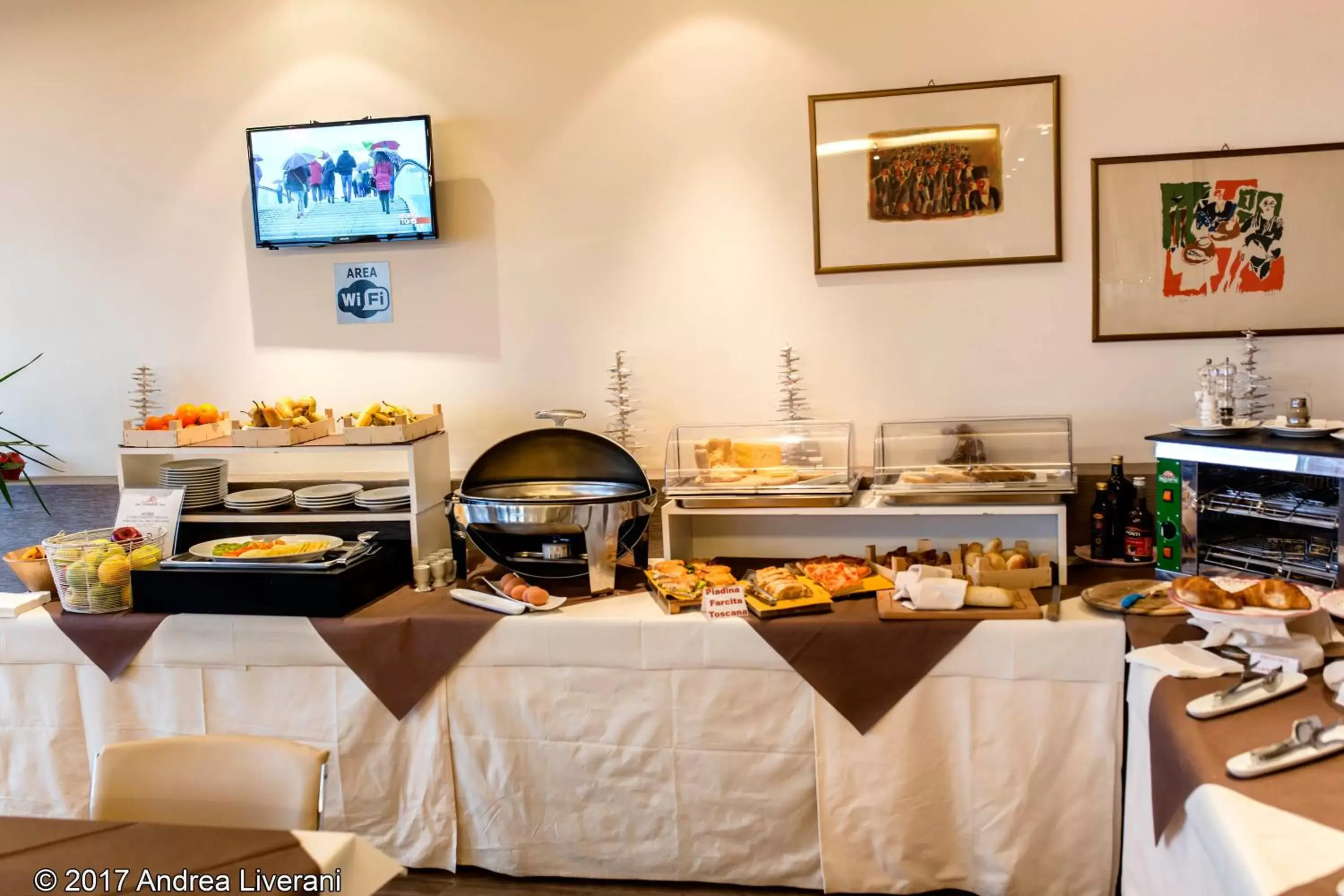 Breakfast, Restaurant/Places to Eat in Hotel Donatello Imola