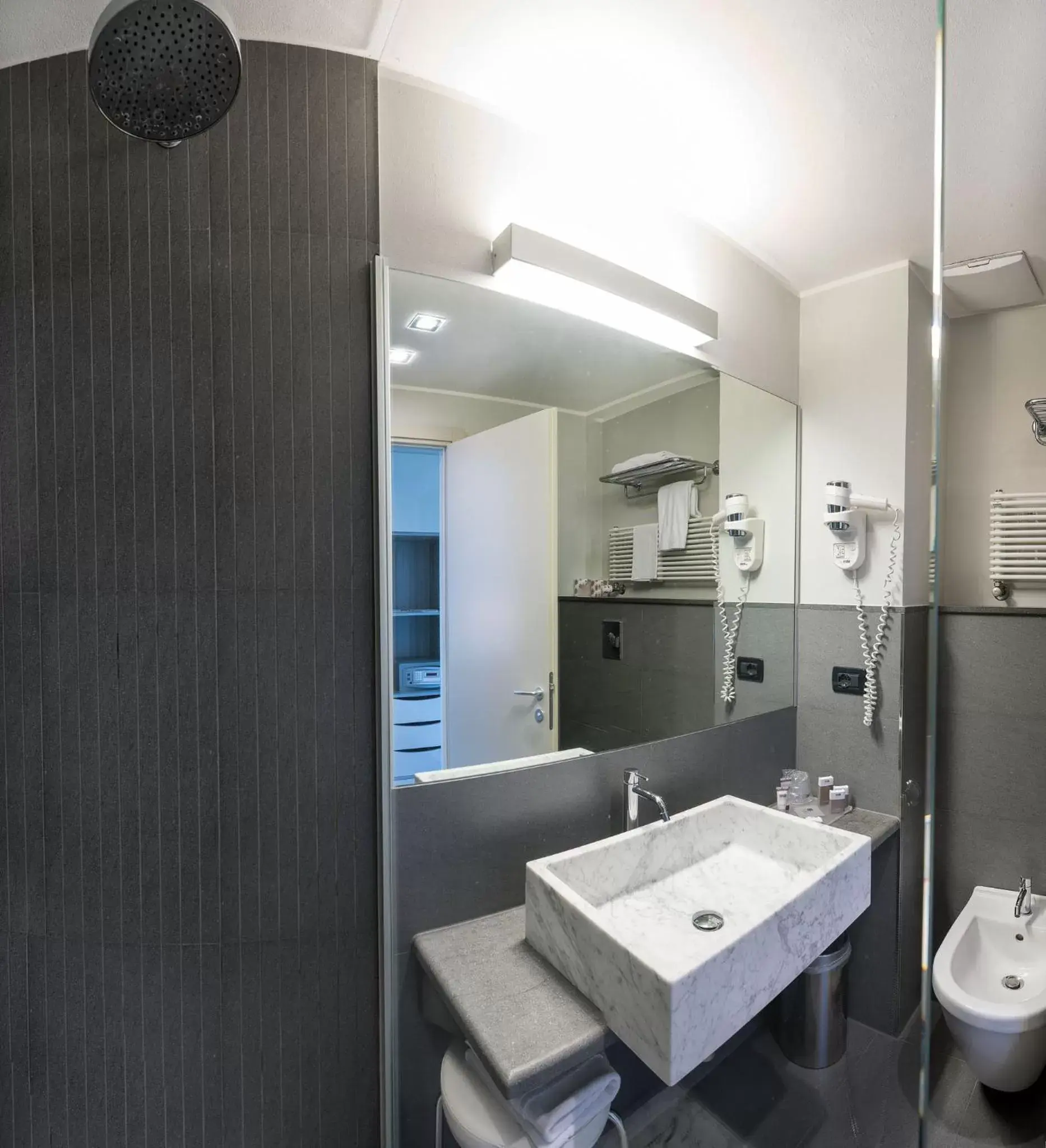 Toilet, Bathroom in DB Hotel Verona Airport And Congress