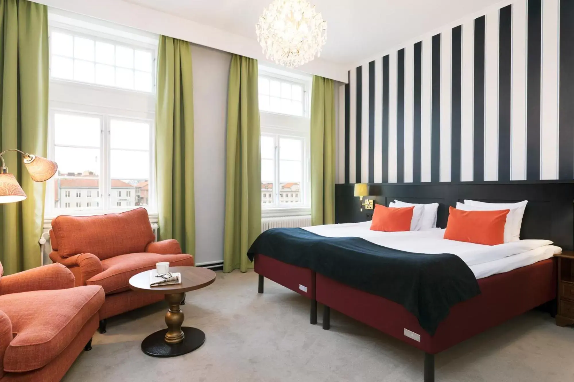 Bedroom in ProfilHotels Calmar Stadshotell