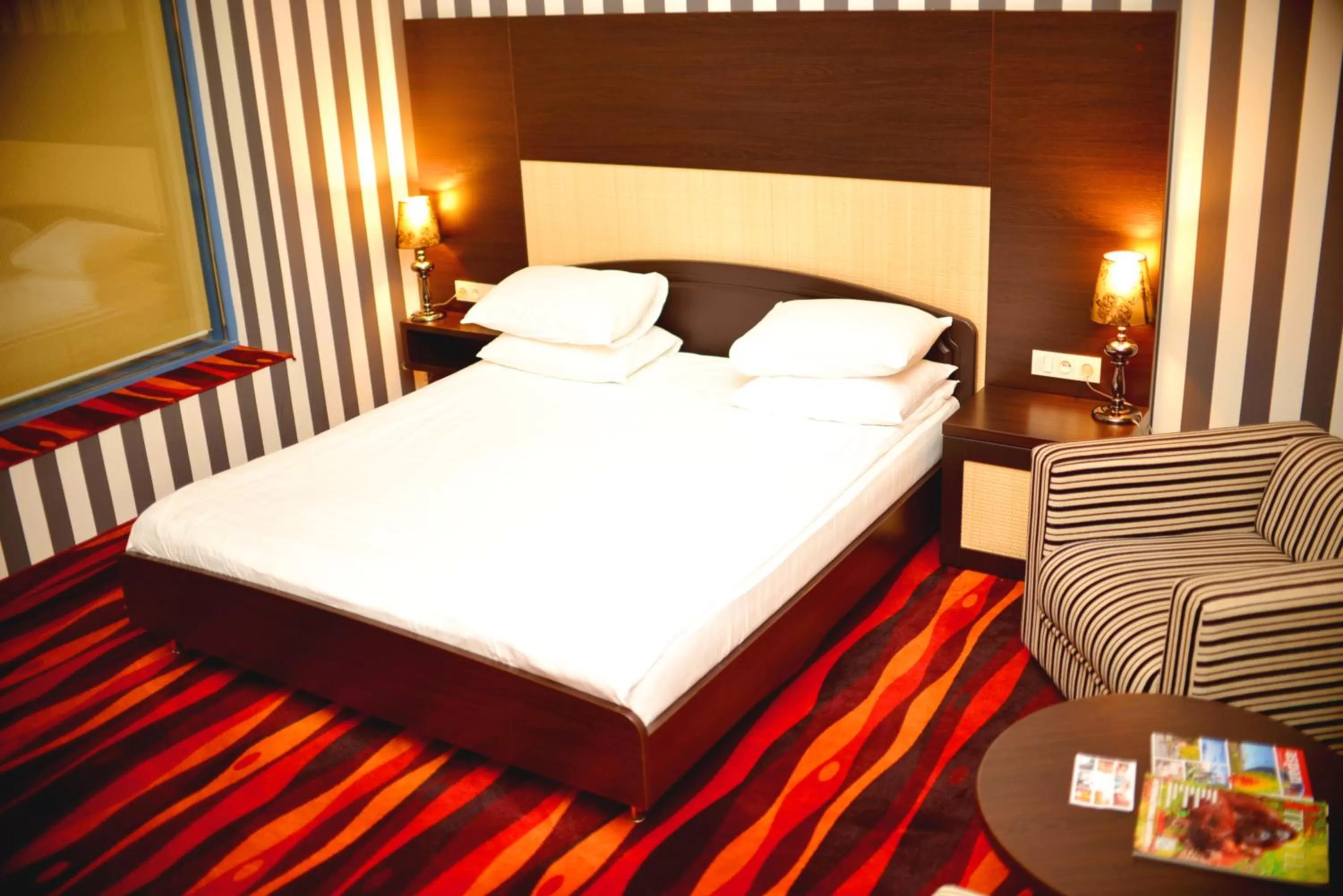 Bed in Sapar Standart Hotel