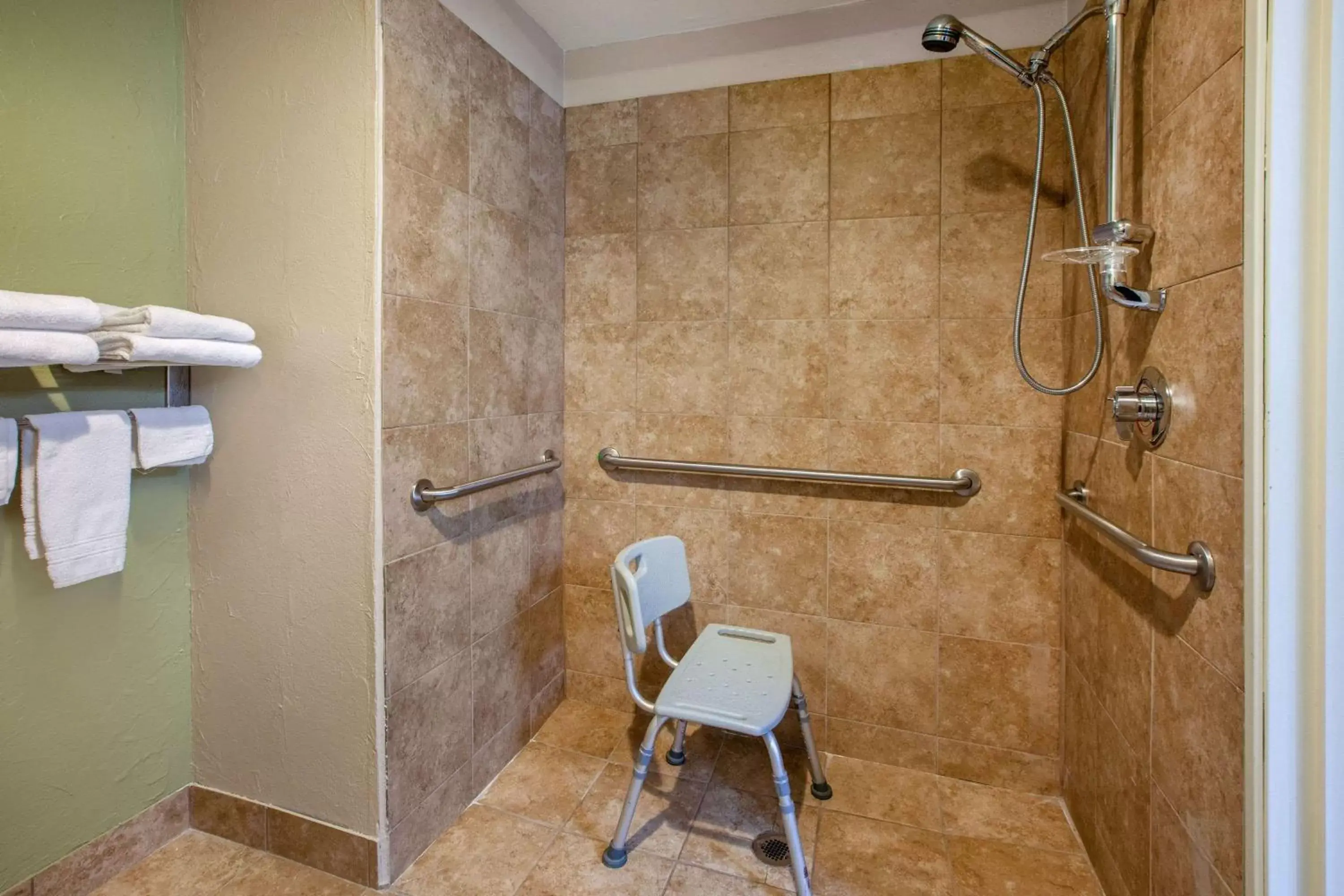 Shower, Bathroom in Baymont by Wyndham Grand Rapids Airport