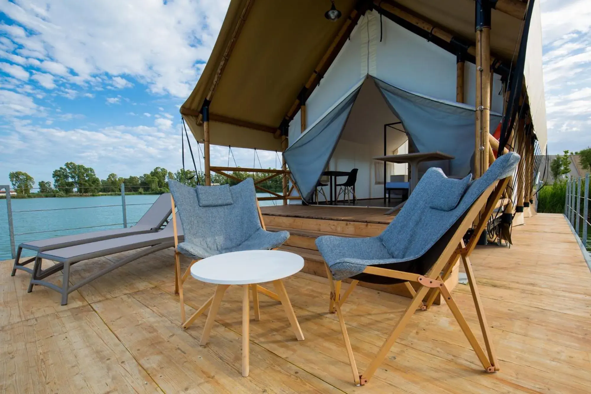 Patio, Balcony/Terrace in Nabi Resort Glamping & SPA