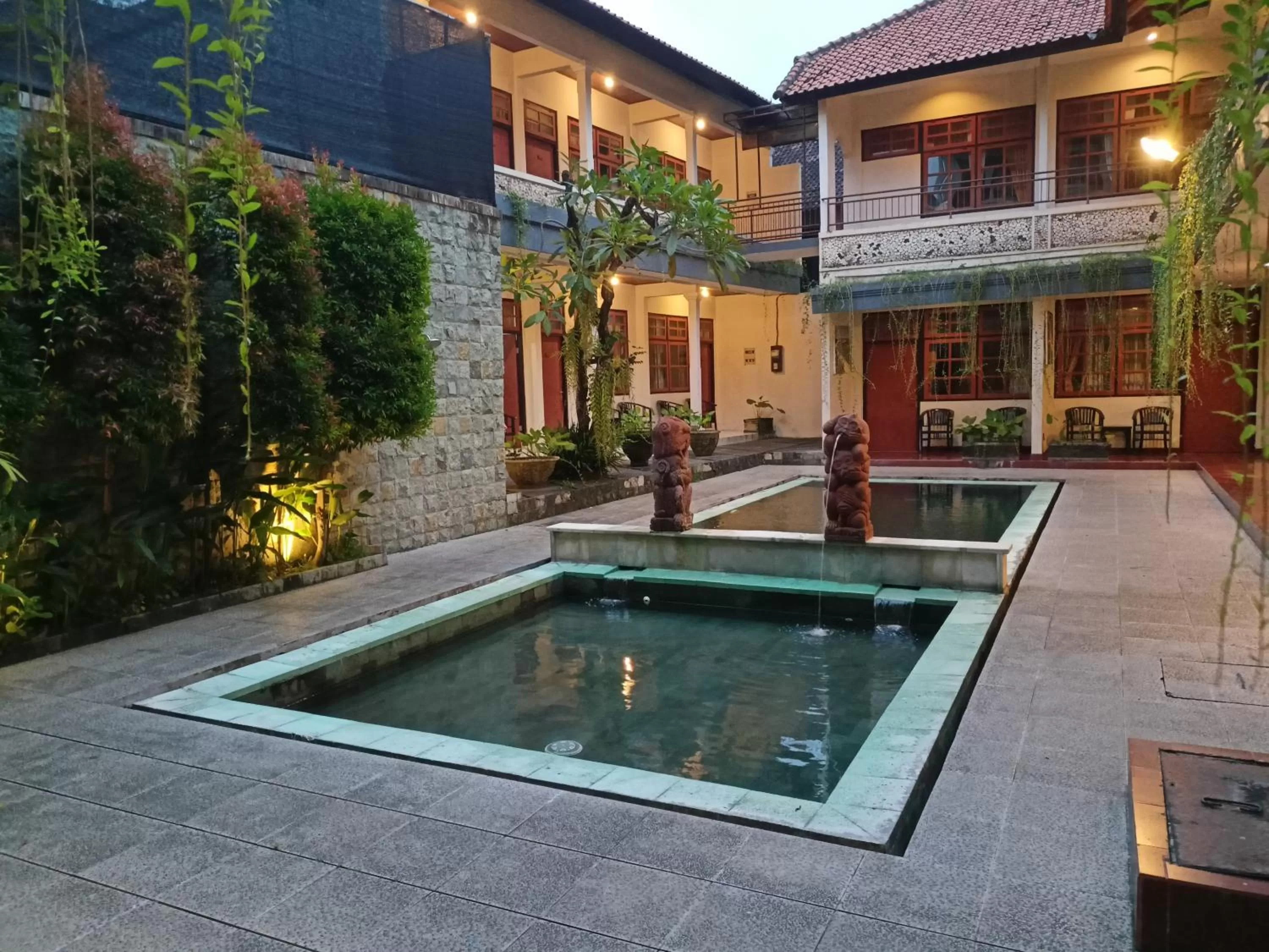 Garden view in Catur Adi Putra