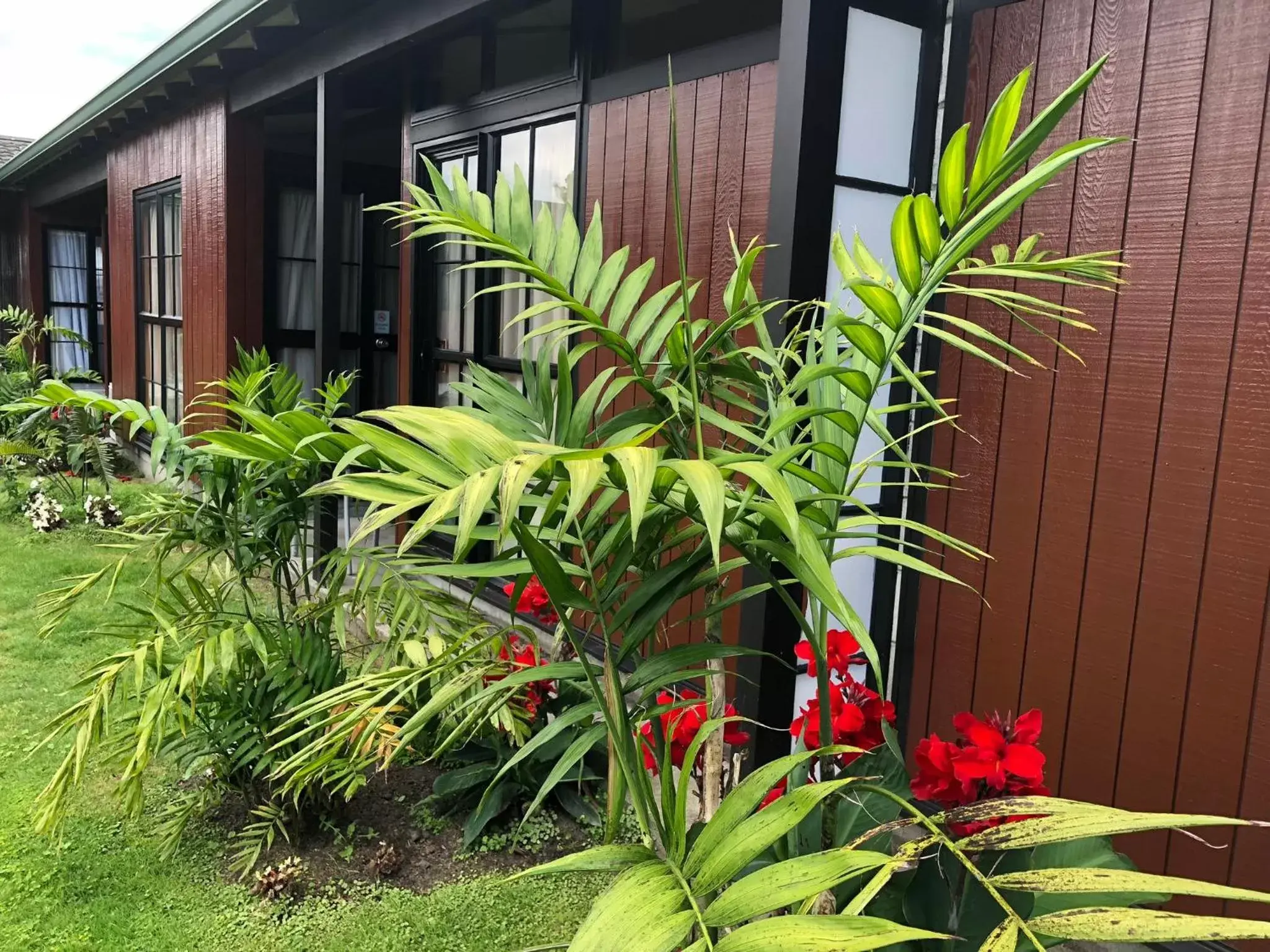 Garden in Teal Motor Lodge