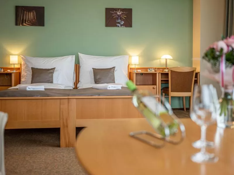 Photo of the whole room, Bed in Szent János Hotel