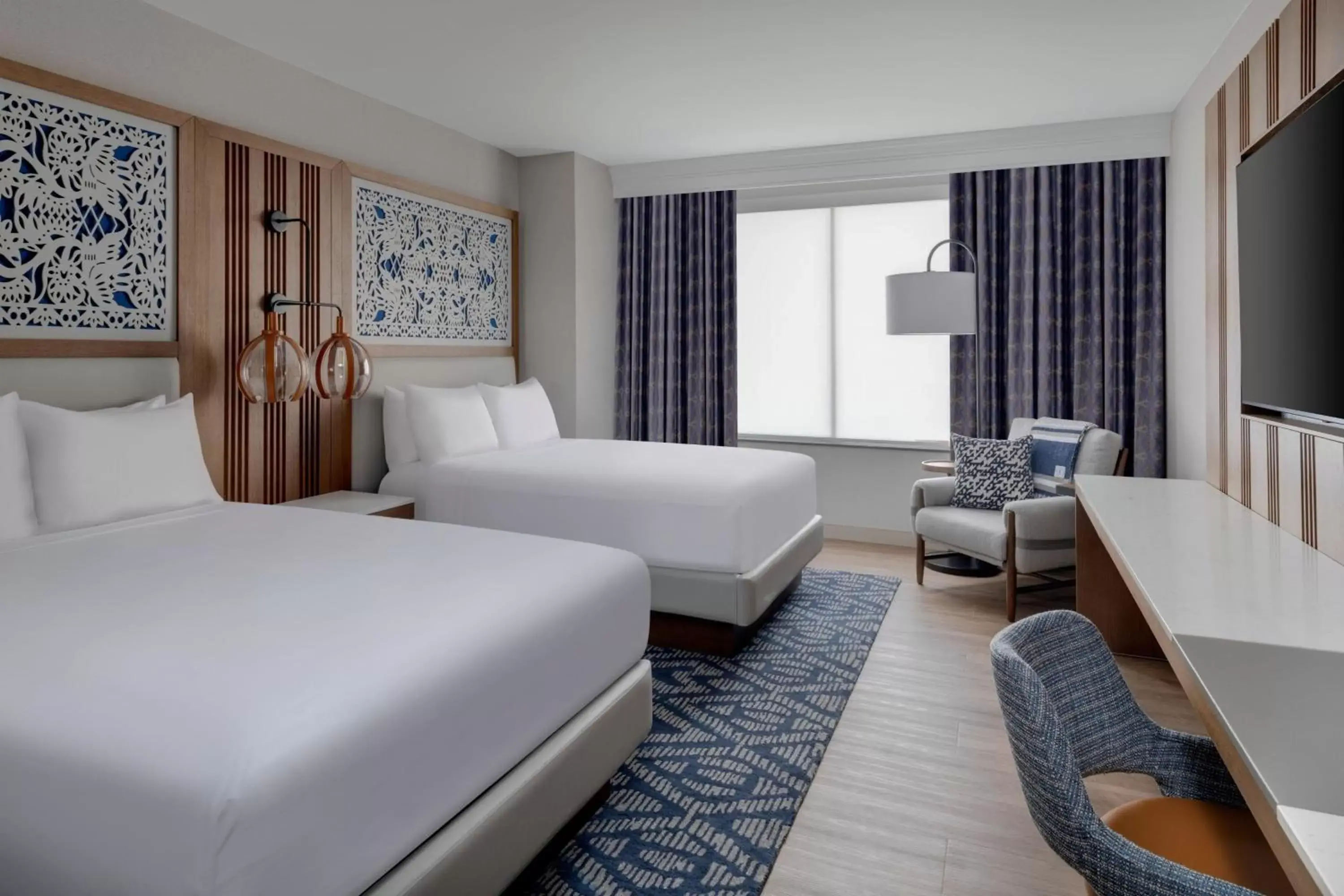 Guest Room with Two Double Beds in Austin Marriott South Guest Room with Two Double Beds in Austin Marriott South