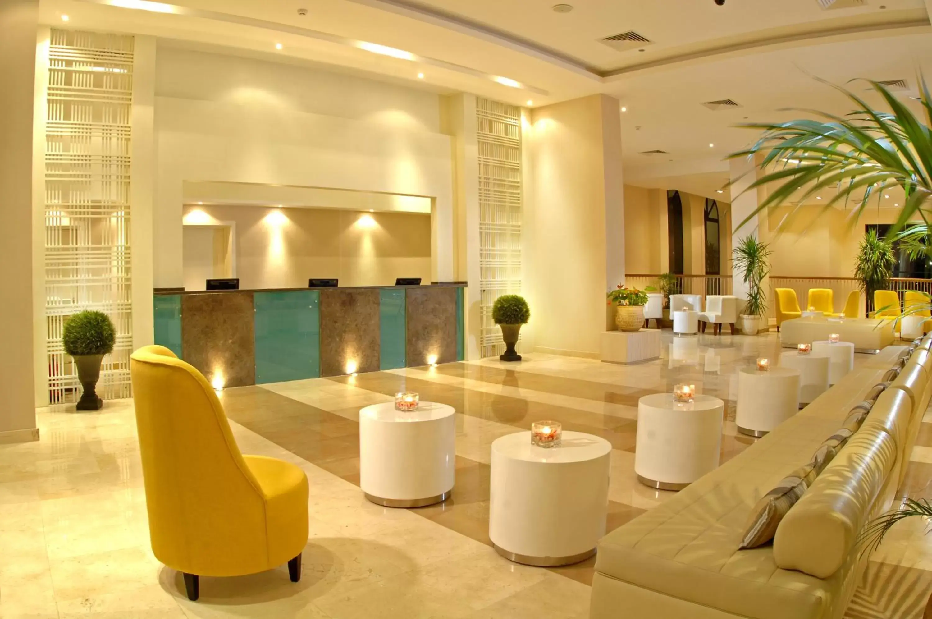 Lobby or reception in Coral Sea Aqua Club Resort
