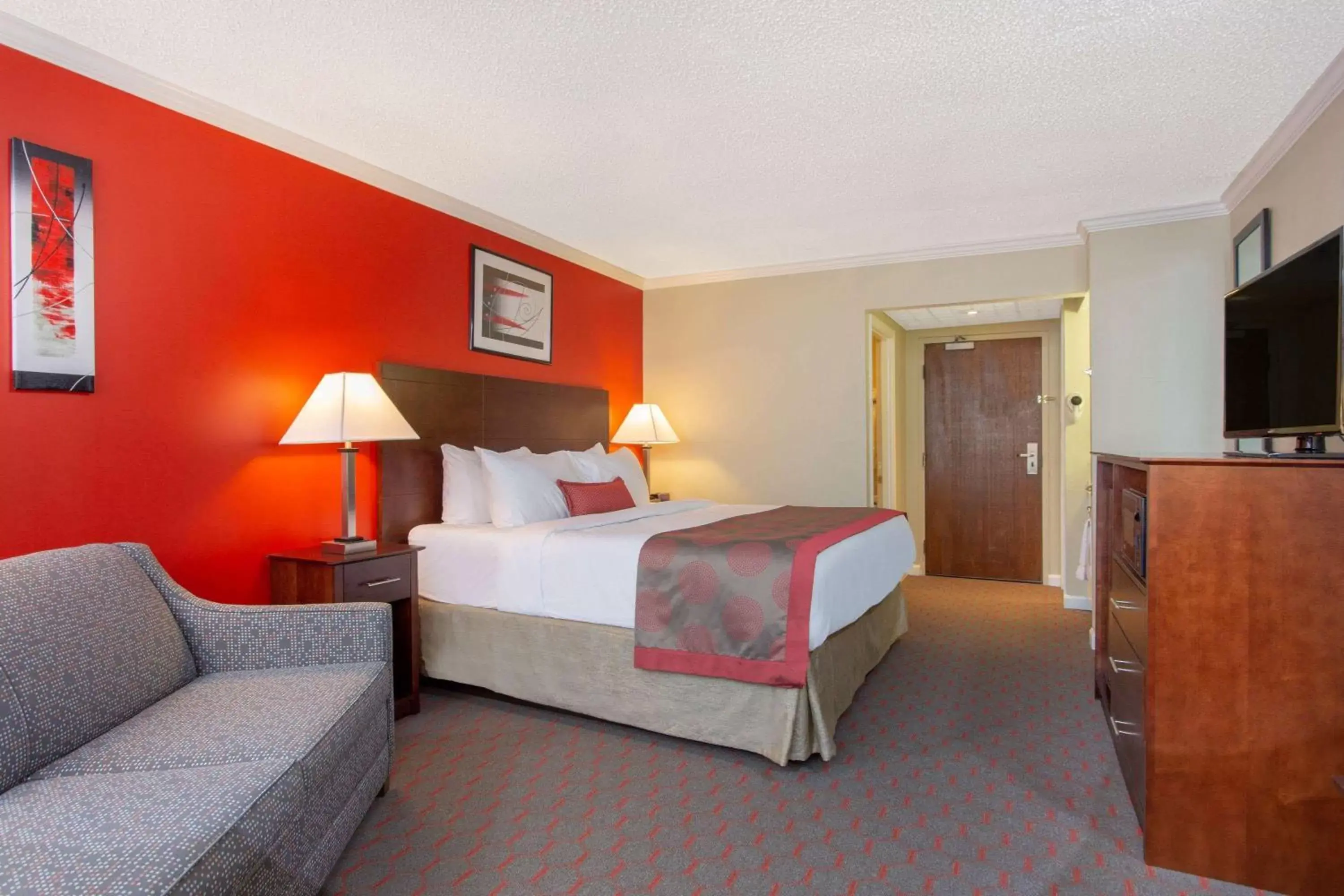 Photo of the whole room, Bed in Ramada Hotel & Conference Center by Wyndham Lewiston