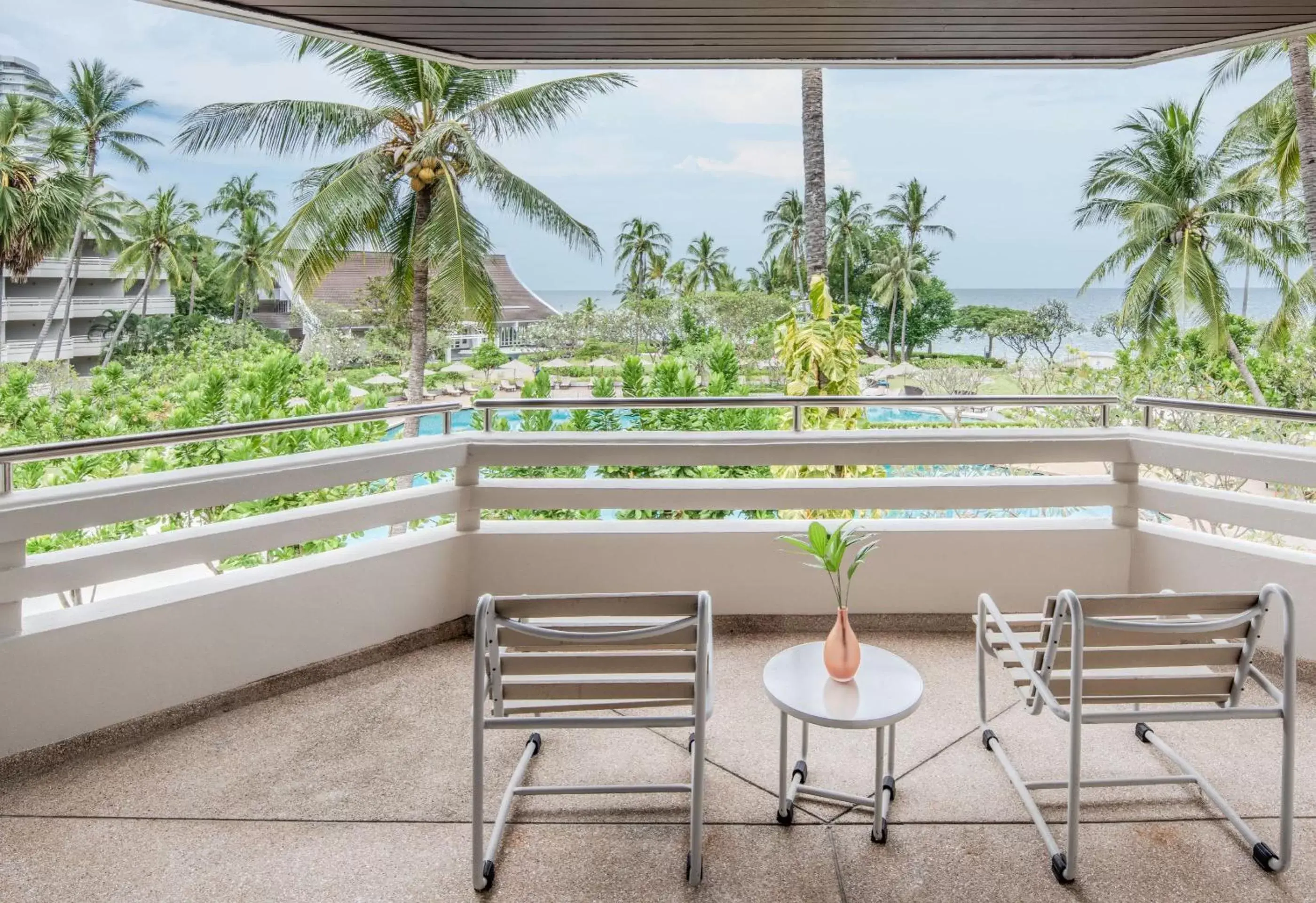 View (from property/room), Balcony/Terrace in The Regent Cha Am Beach Resort, Hua Hin