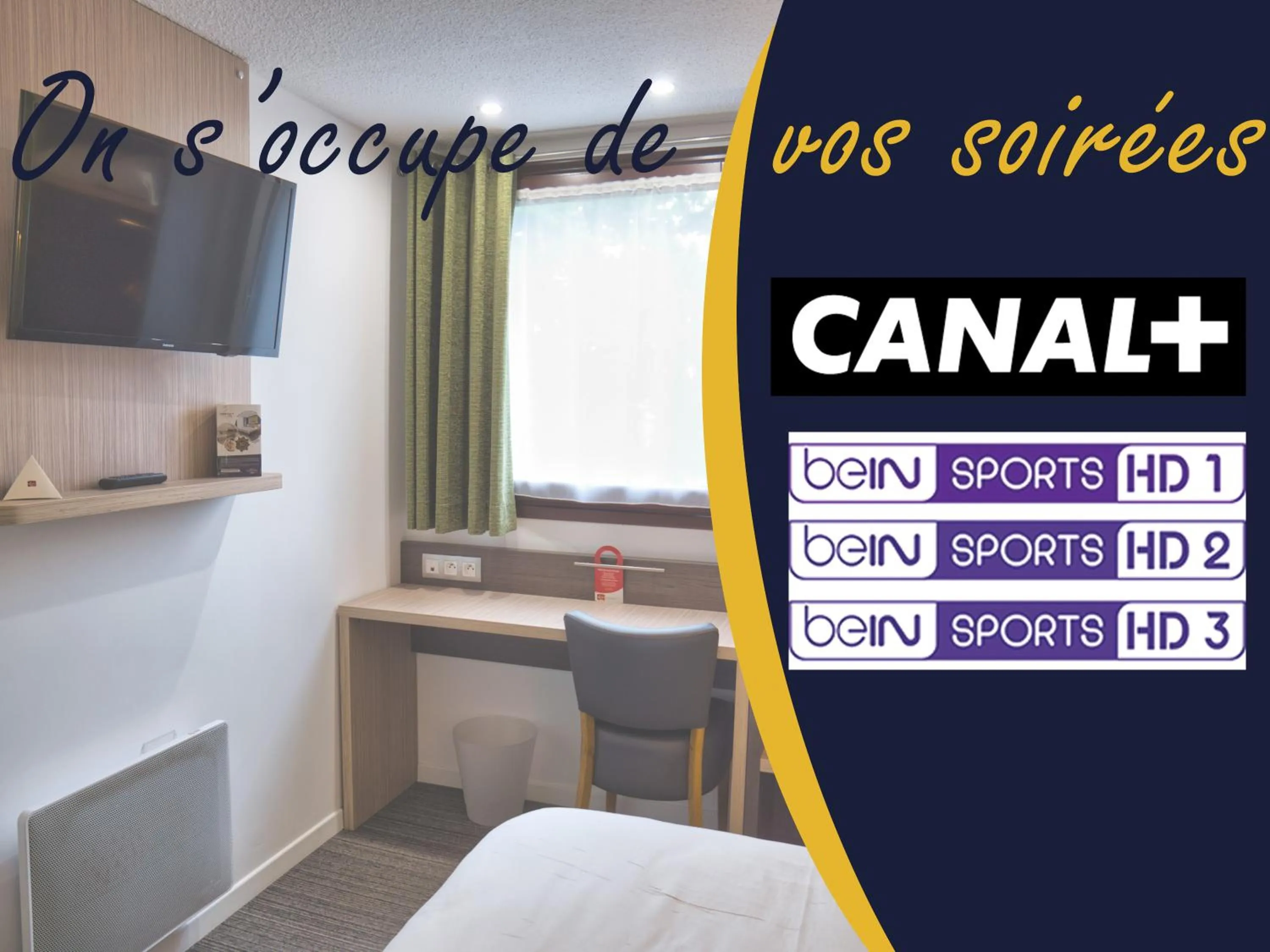 TV and multimedia in Contact Hotel Le Seino Marin - Cléon Elbeuf Rouen