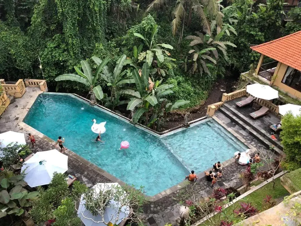 Pool View in Sri Aksata Ubud Resort by Adyatma Hospitality