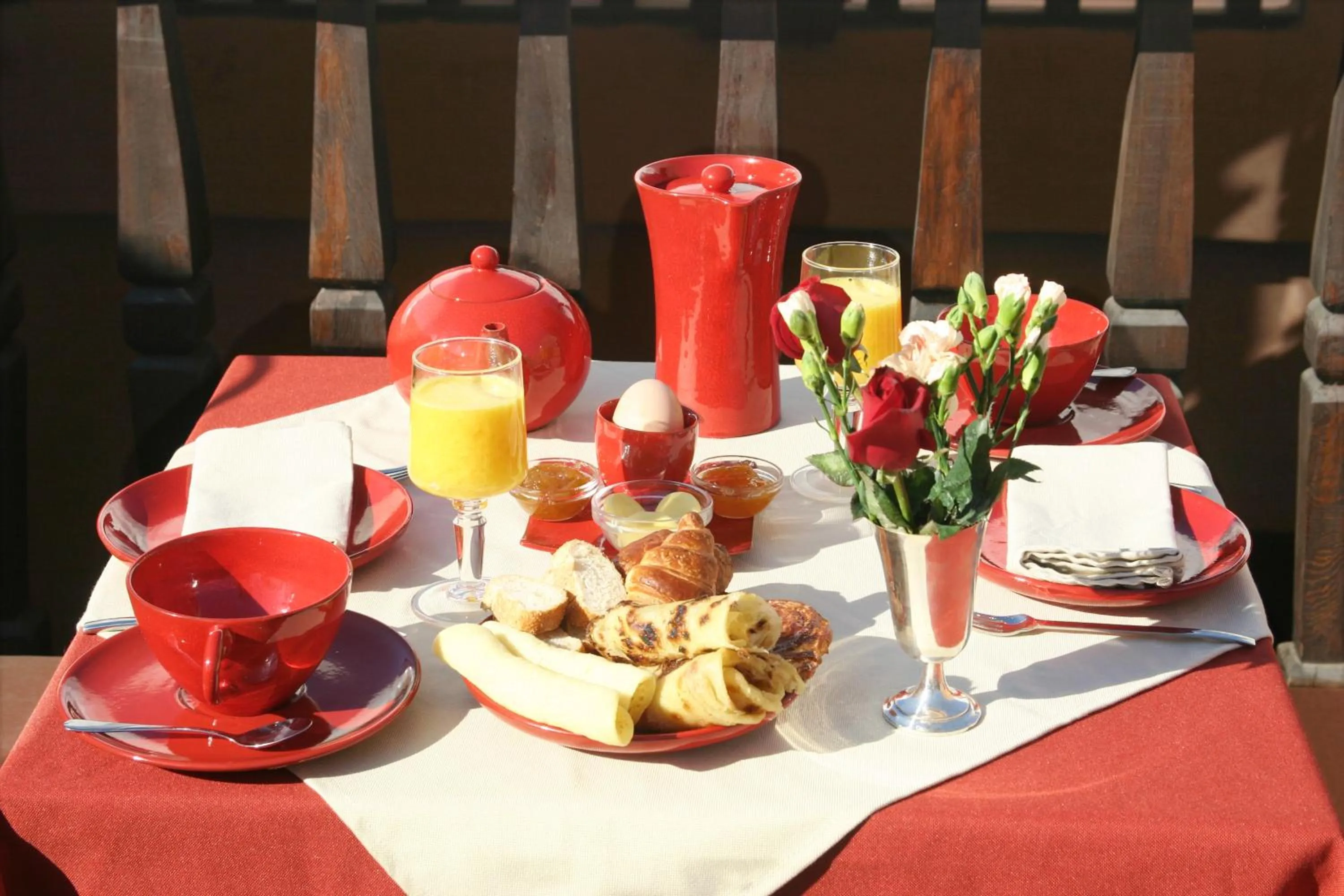Continental breakfast in Riad Mille Et Une Nuits