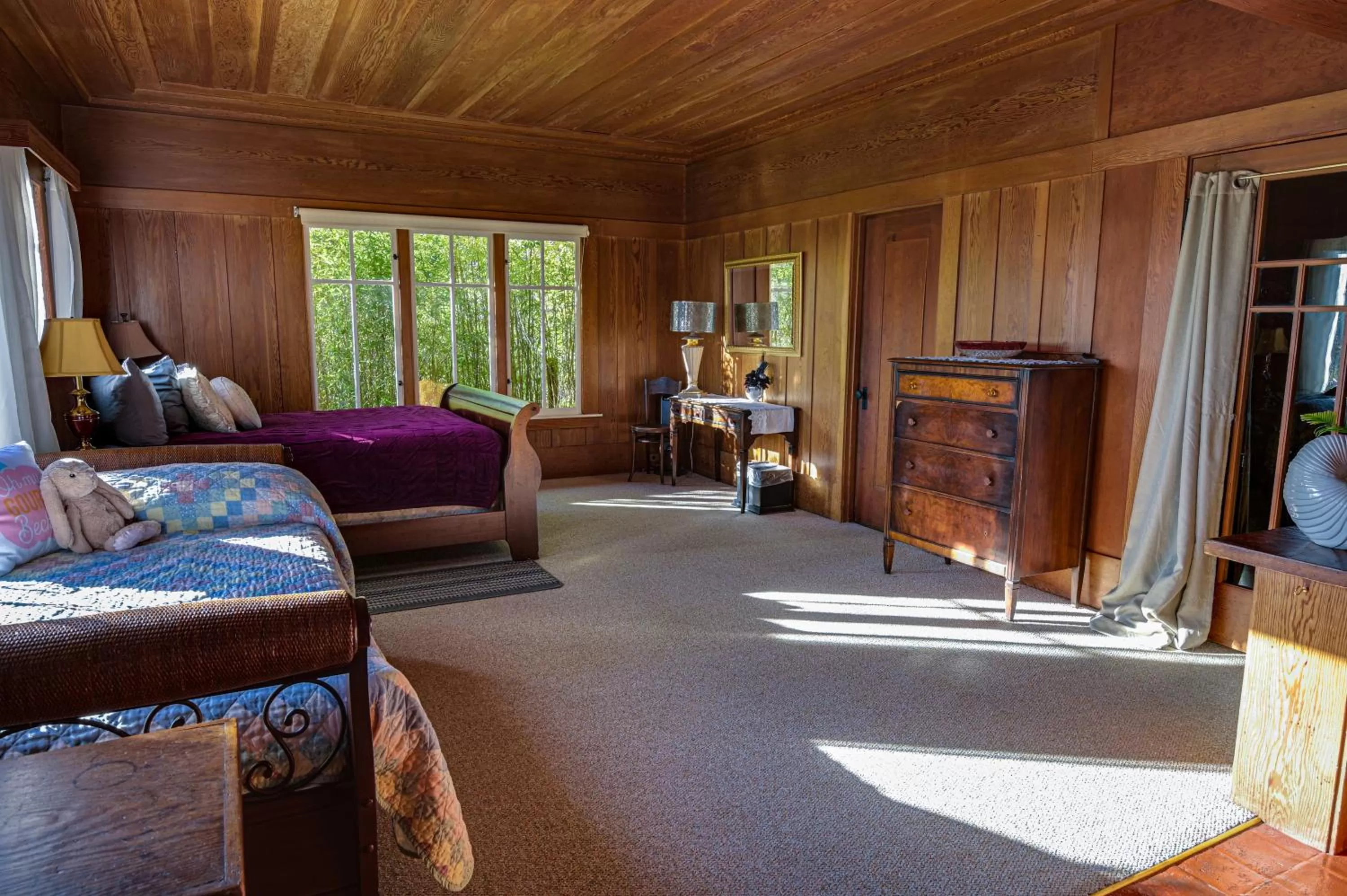 Bed in The Captains Quarters