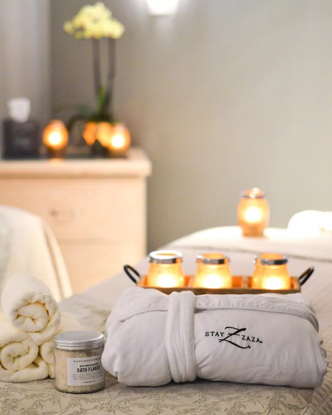 Spa and wellness centre/facilities, Bed in Hotel ZaZa Dallas