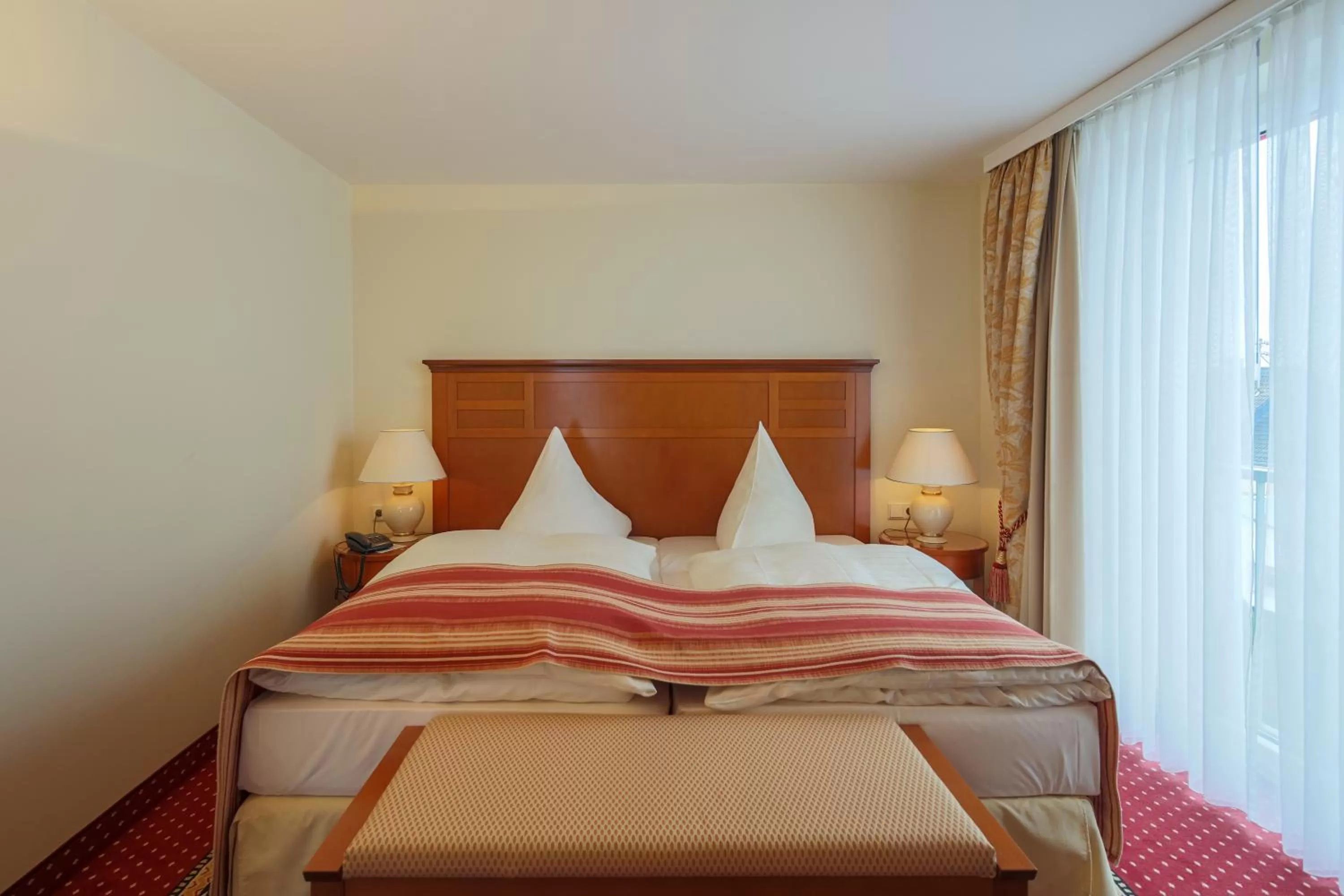 Bed in Hotel-Restaurant Kunz