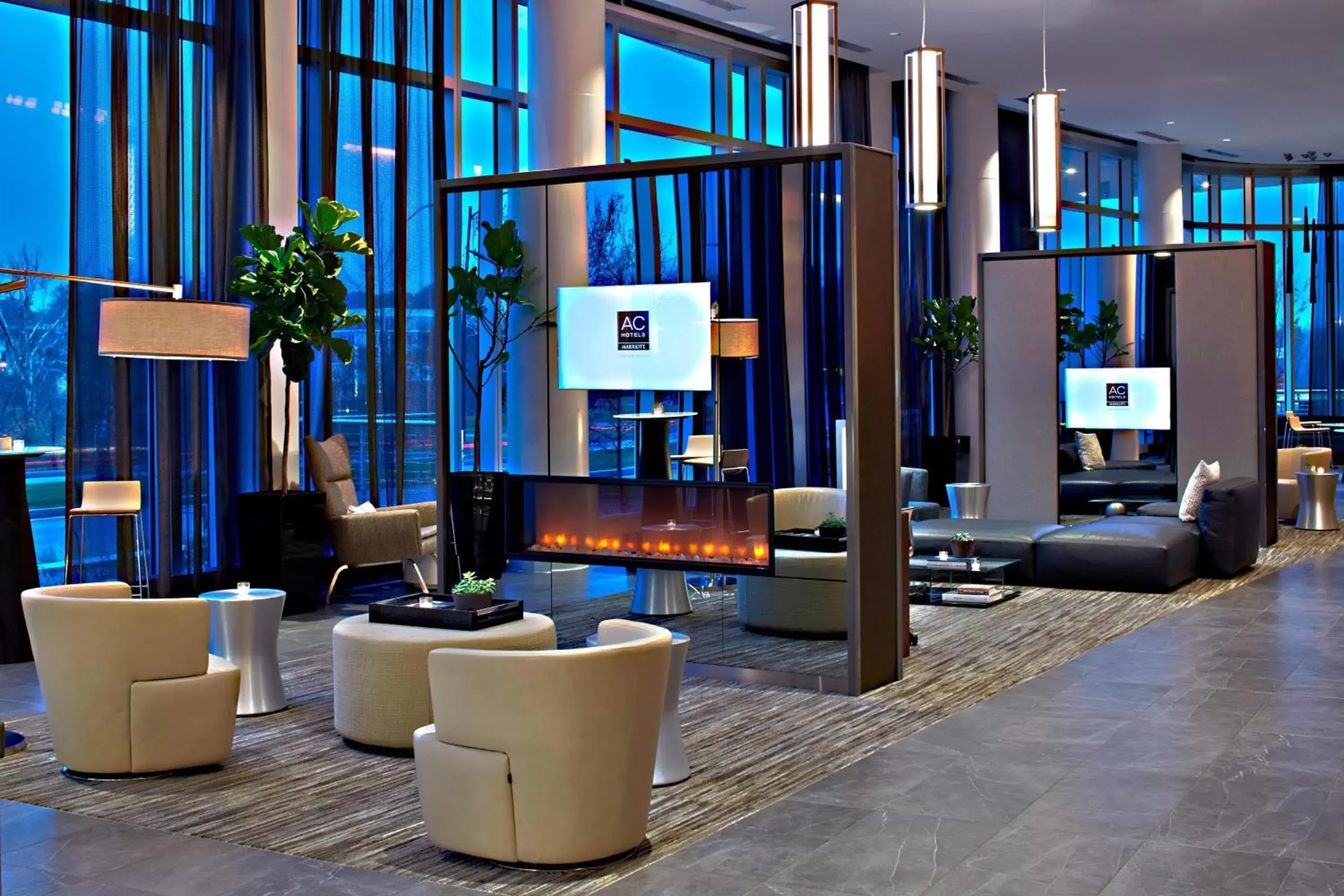Lounge or bar, Lobby/Reception in AC Hotel Columbus Dublin