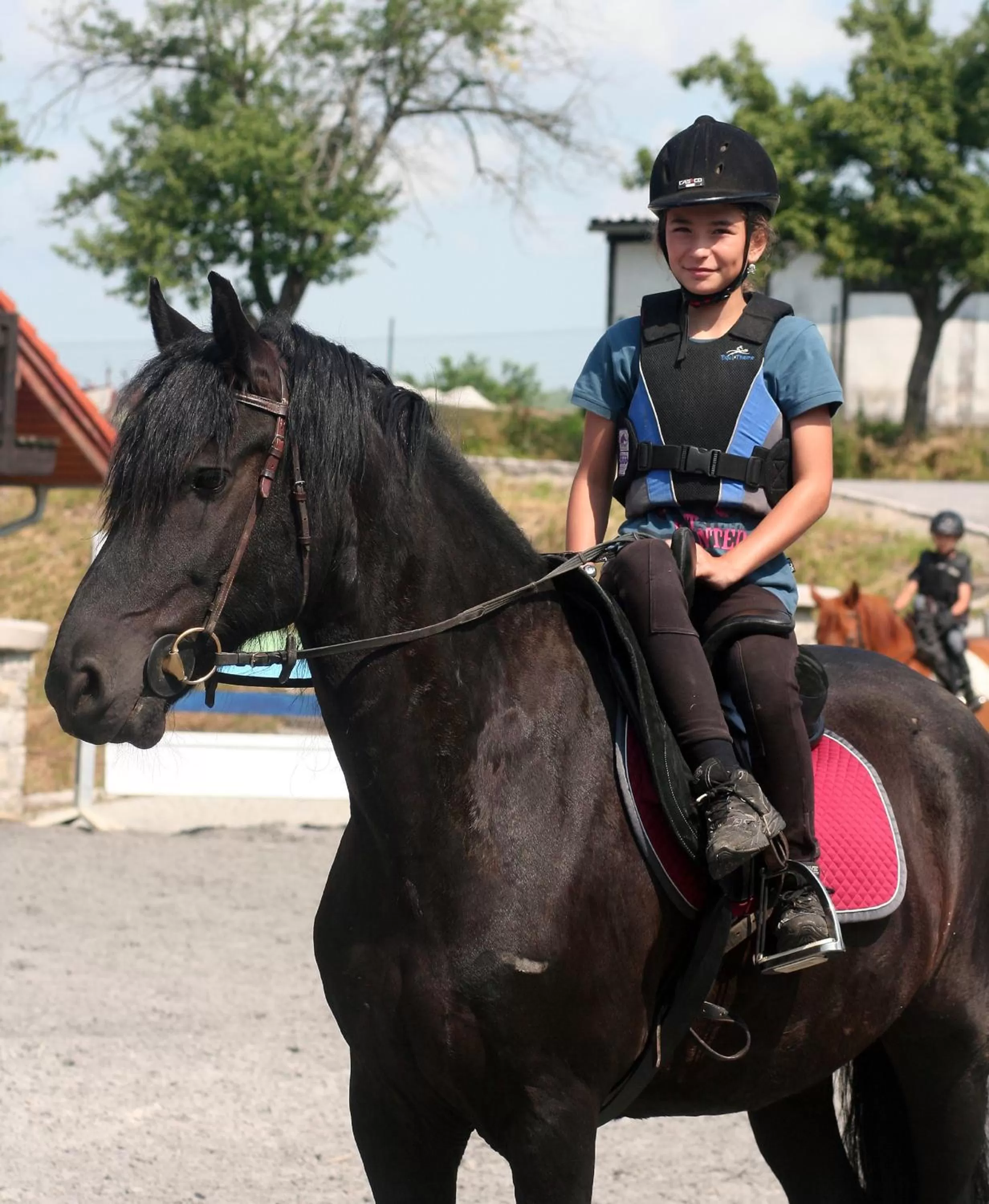 Horse-riding in Hotel Farma Vysoká