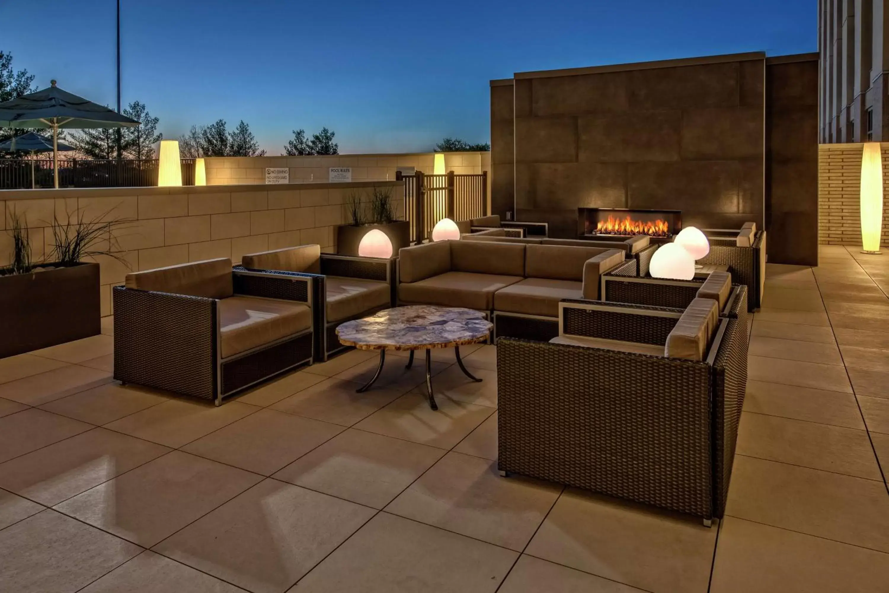 Patio in Hilton Franklin Cool Springs