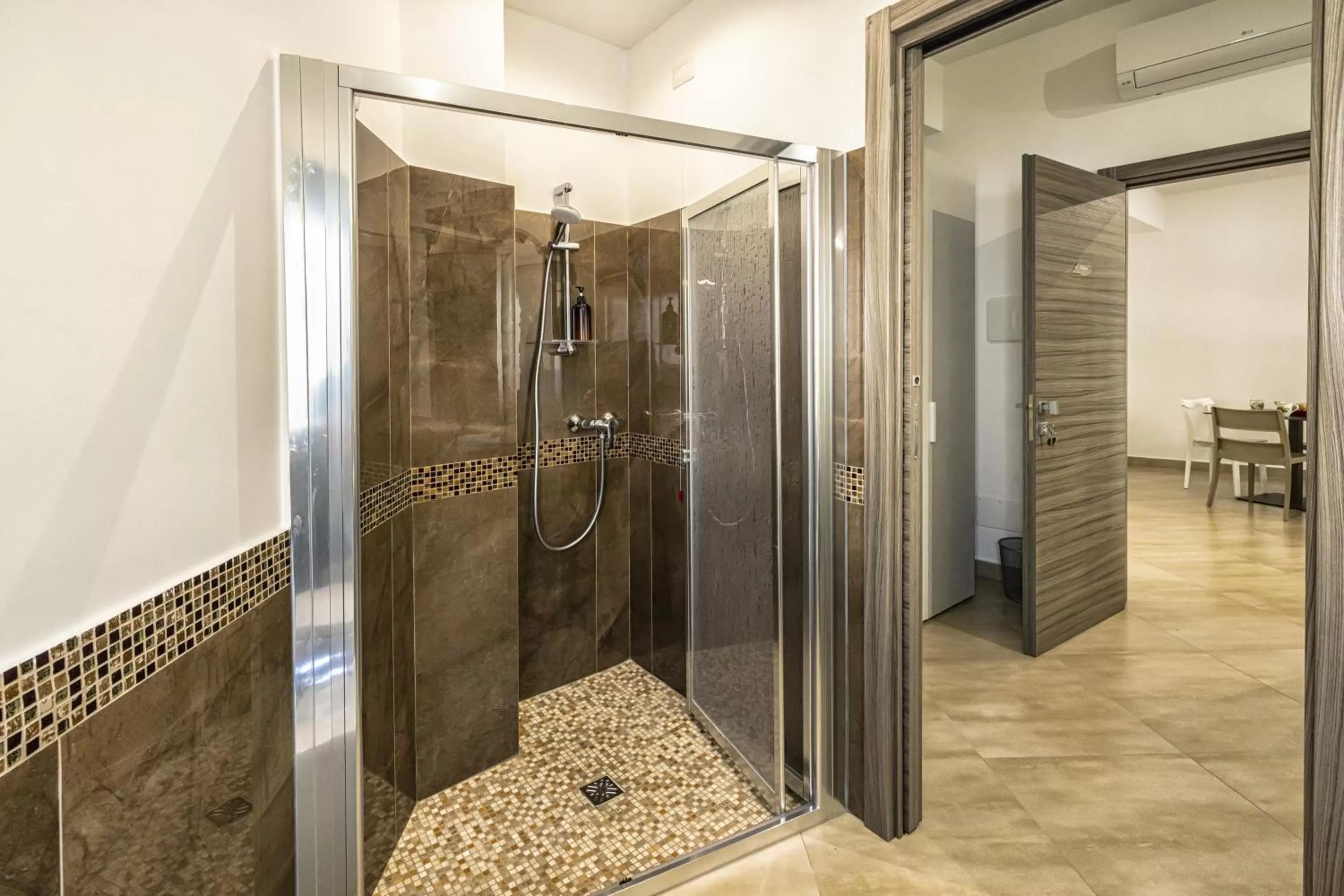 Shower in La dimora dei ricci