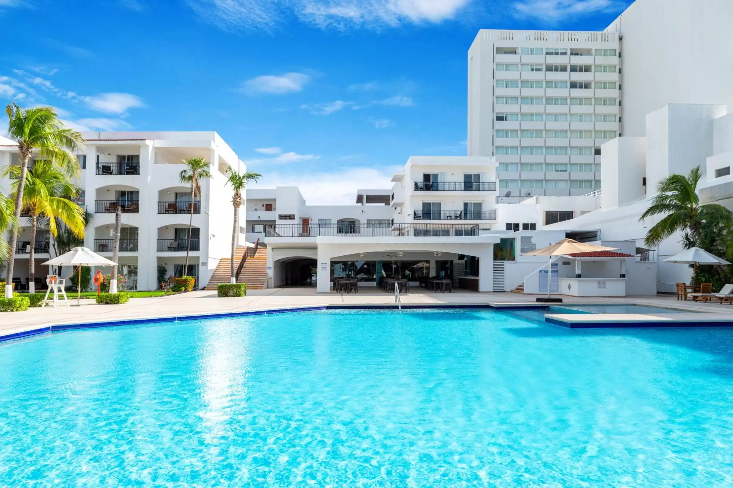 Property building, Swimming Pool in Beachscape Kin Ha Villas & Suites