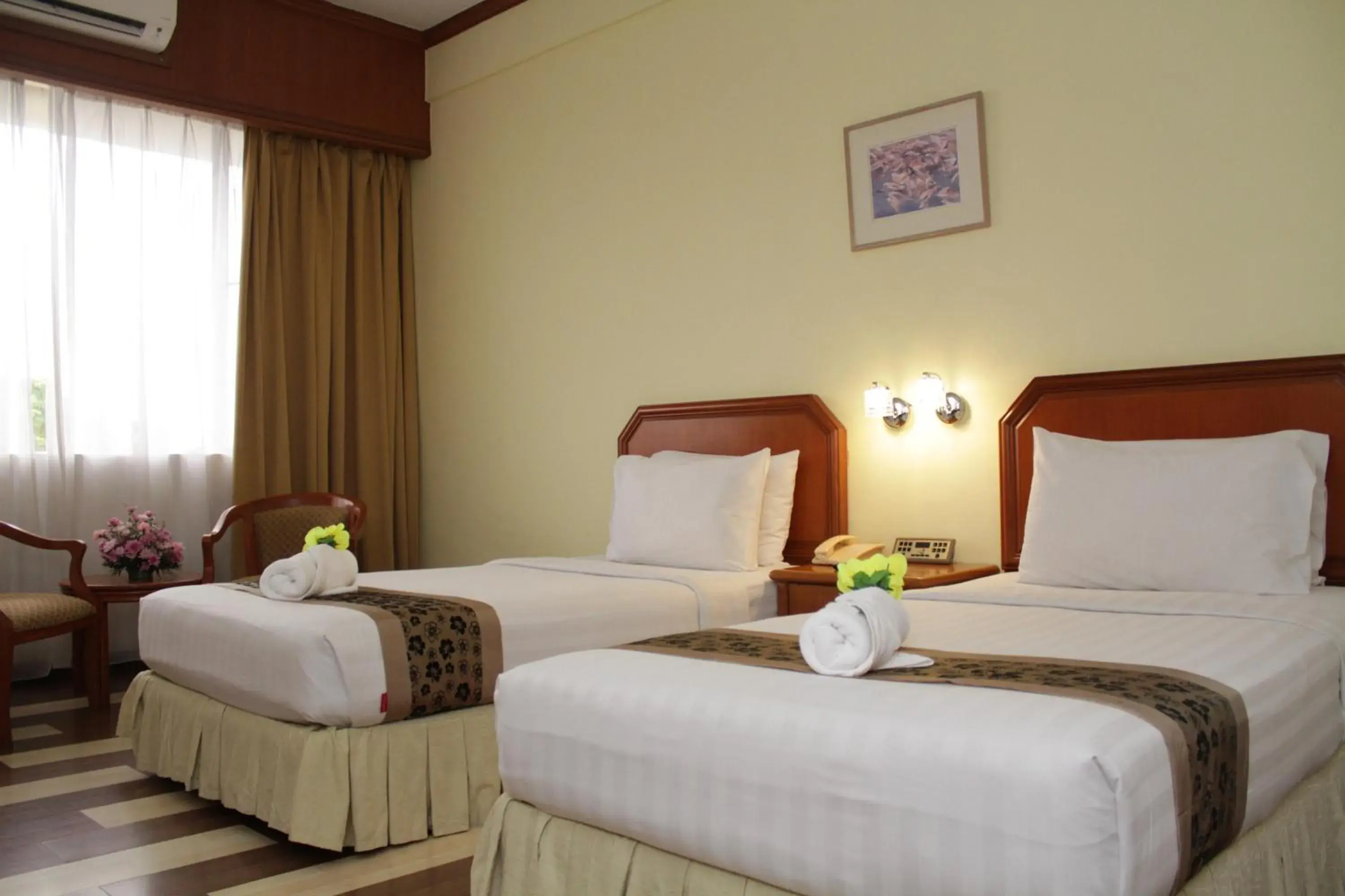 Bed in Hotel Sandakan