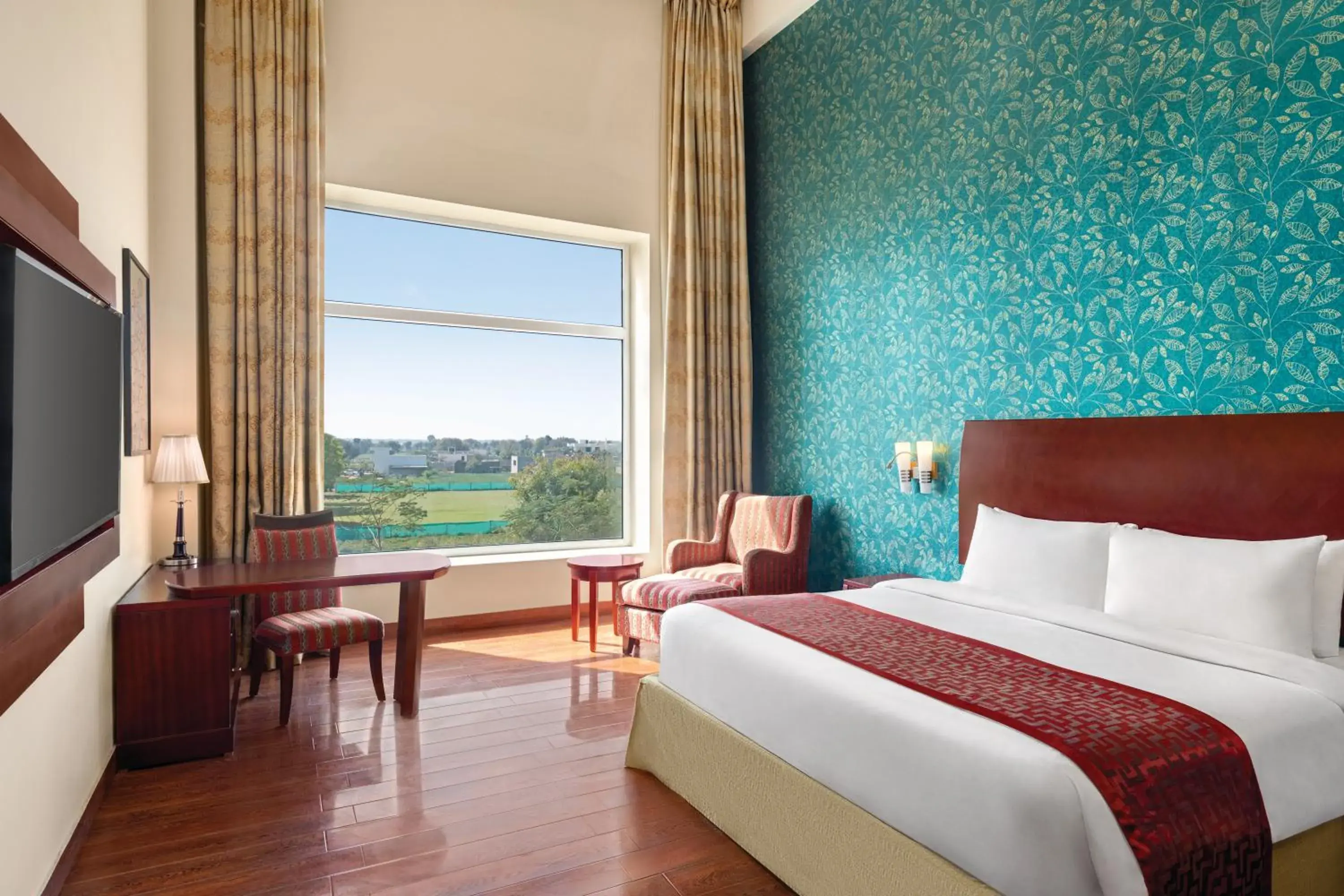 Bed in Ramada by Wyndham Jaipur Jaisinghpura Bed in Ramada by Wyndham Jaipur Jaisinghpura